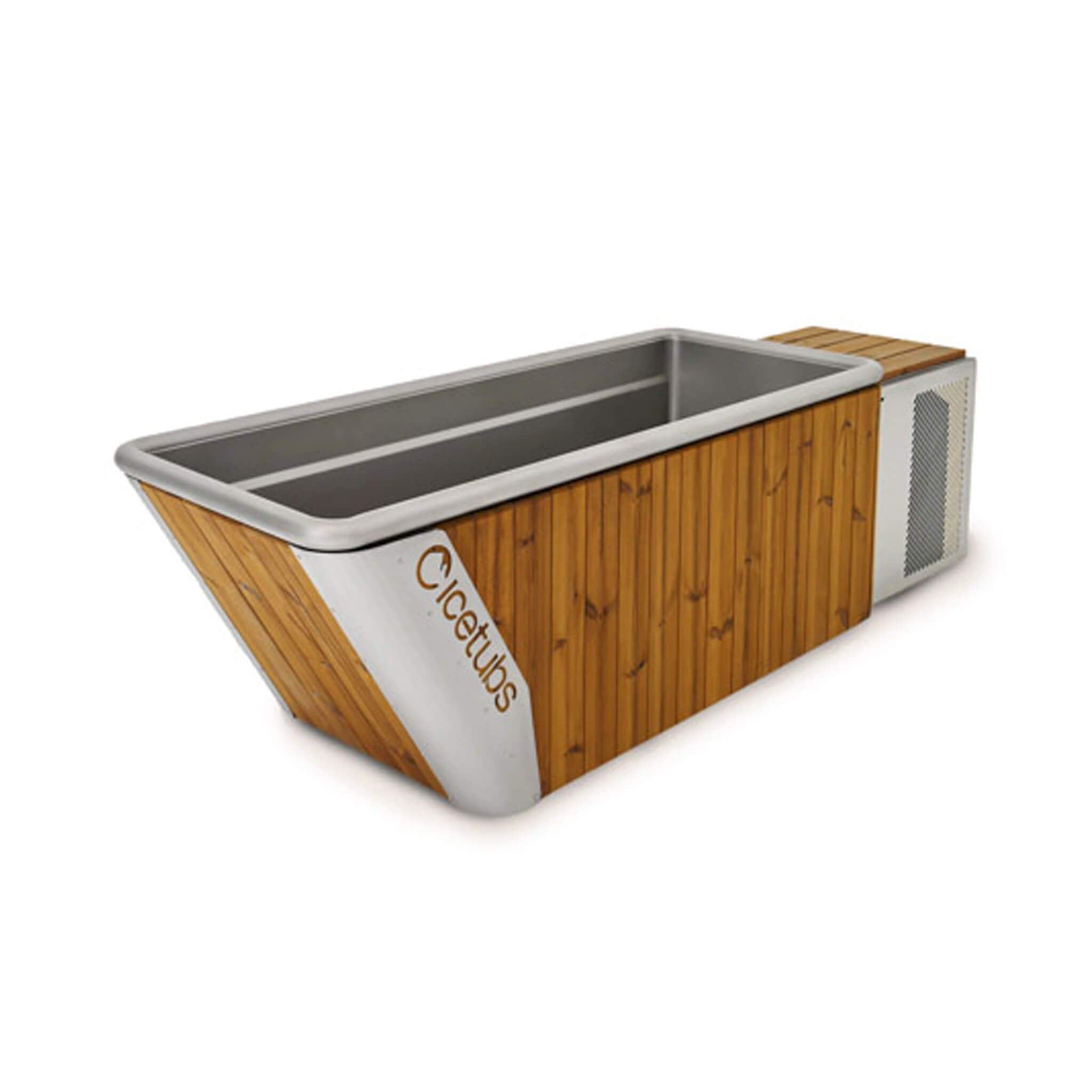 Icetubs IceBath Thermowood And Stainless Steel Cold Therapy Immersion Bath (SAK94720) - The Vitality Estate