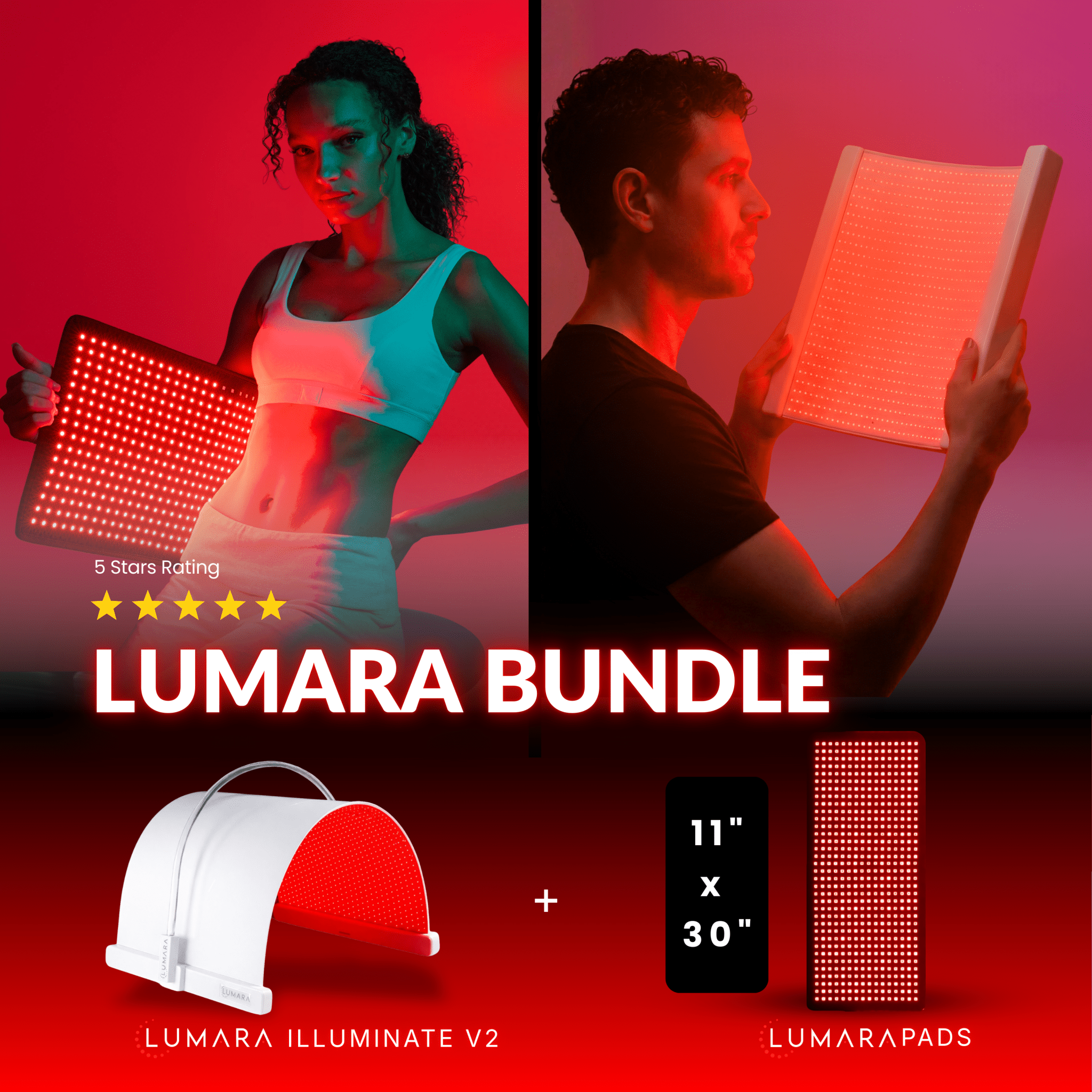 Illuminate Red V2 Tunnel - The Vitality Estate