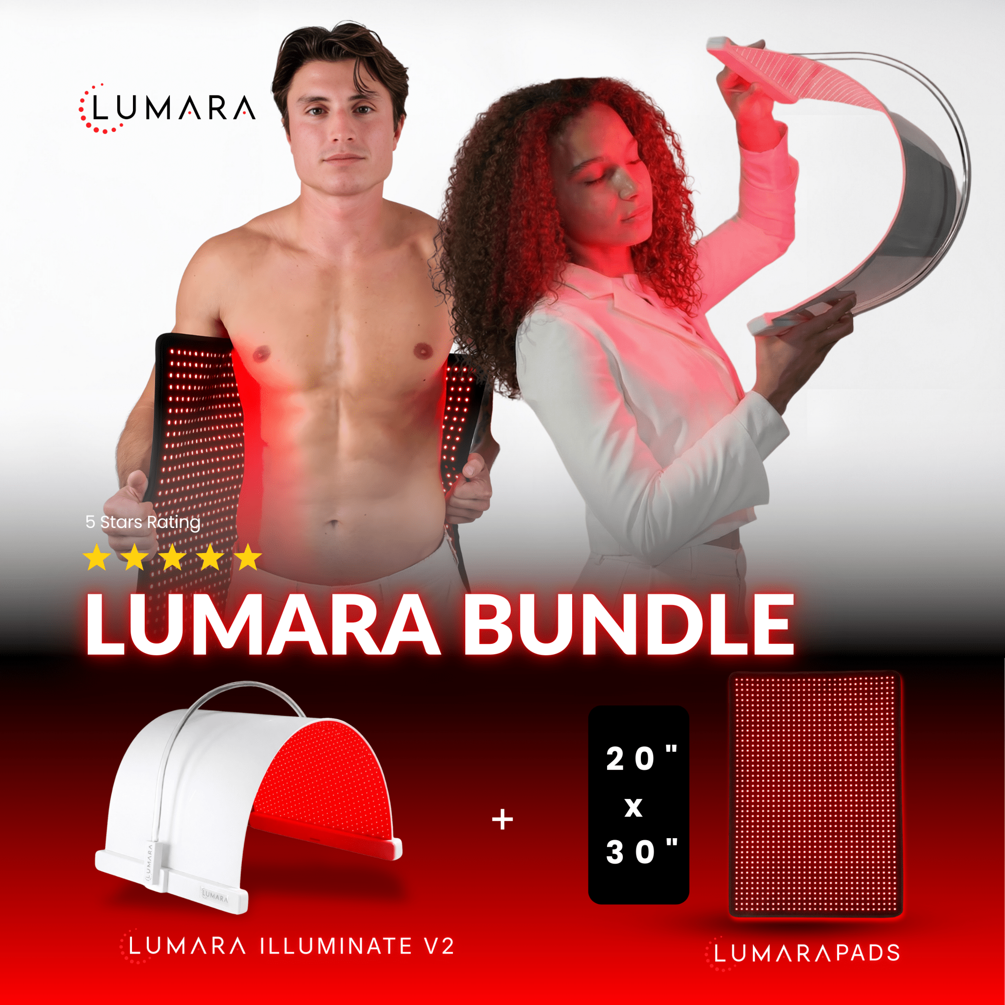 Illuminate Red V2 Tunnel - The Vitality Estate
