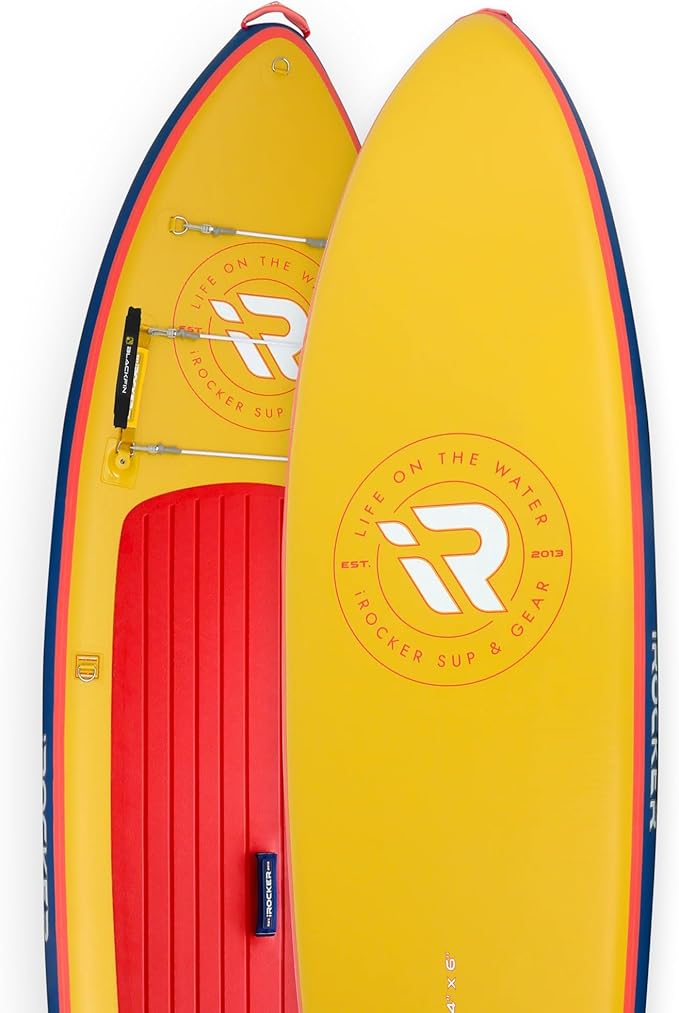 iROCKER Cruiser 7.0 Inflatable Stand Up Paddle Board Premium SUP and Accessories - Beginner Friendly - Extra Wide Base - Tandem Capable - The Vitality Estate