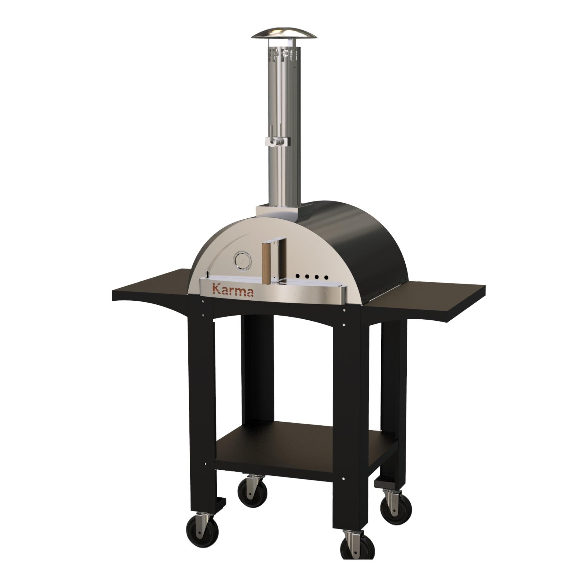 Karma 25 Colored Wood-Fired Oven With Stand/ Cart - The Vitality Estate