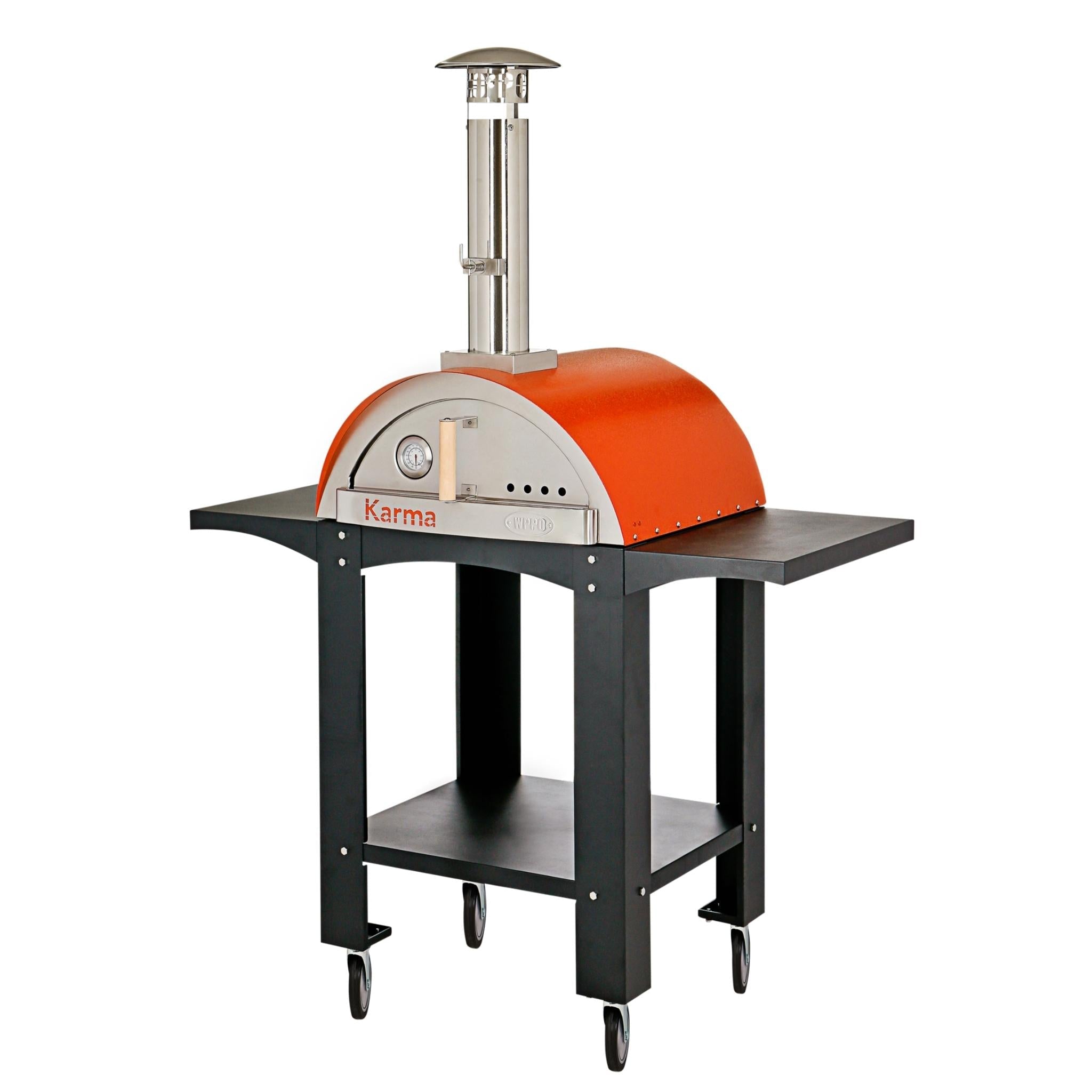 Karma 25 Colored Wood-Fired Oven With Stand/ Cart - The Vitality Estate