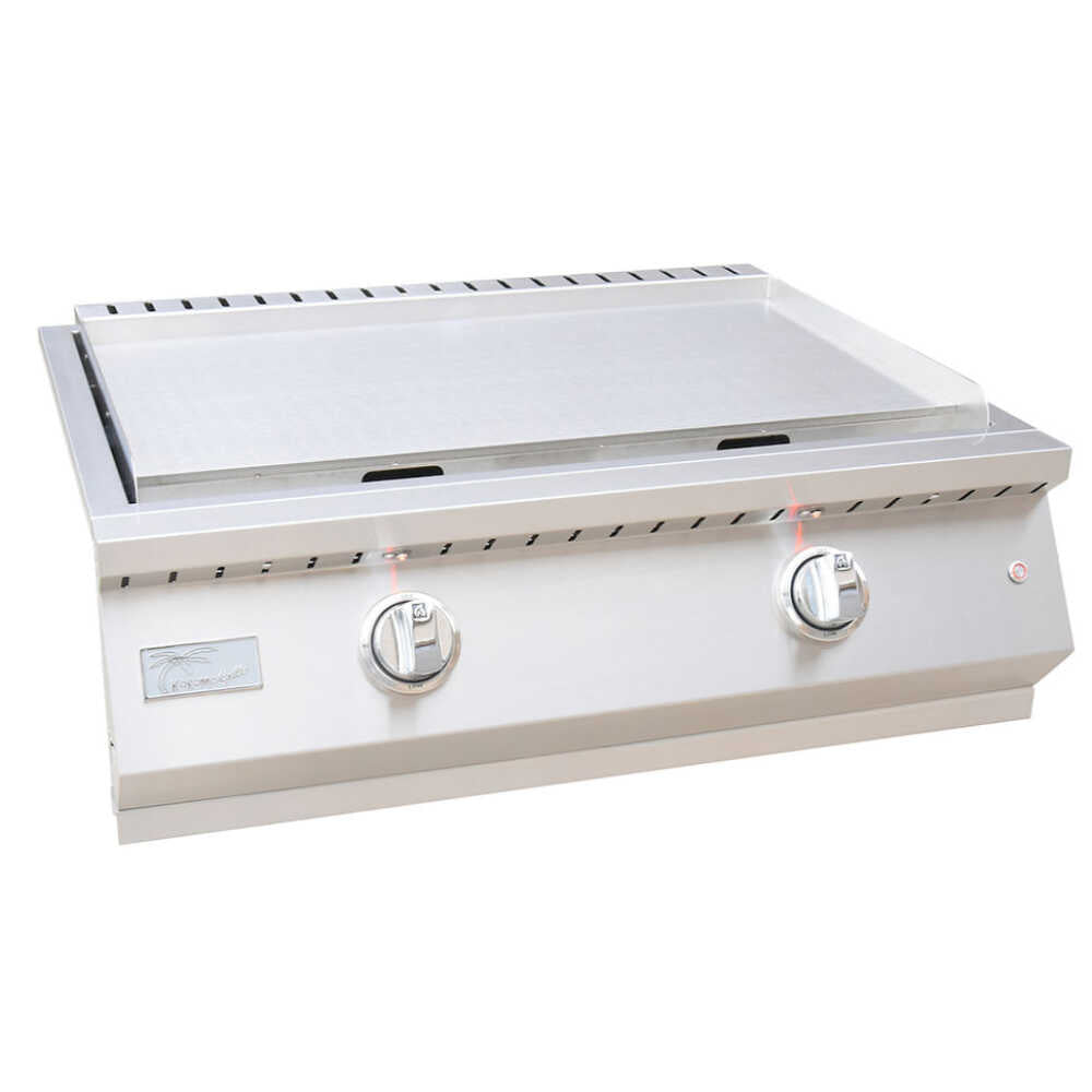 KoKoMo Grills 30-Inch Professional 36K BTU Griddle Outdoor Kitchen Flat Grill With Illuminted Control Knobs (SAK28914) - The Vitality Estate