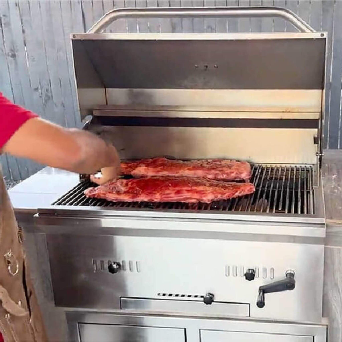 KoKoMo Grills Premium Built-In Charcoal Grill With 304 Stainless Steel And Adjustable Heat Tray, 32" (SAK32504) - The Vitality Estate