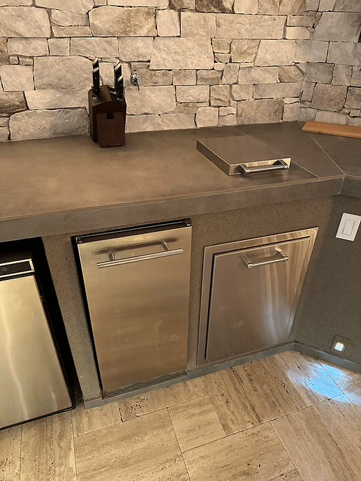 KoKoMo Luxury Outdoor Kitchen BBQ Island - Custom Built Premium Cooking Station for Your Backyard - The Vitality Estate