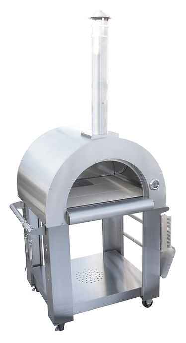 Kokomo Wood Fired Pizza Oven – 32” Stainless Steel, Freestanding or Built-In Options - The Vitality Estate