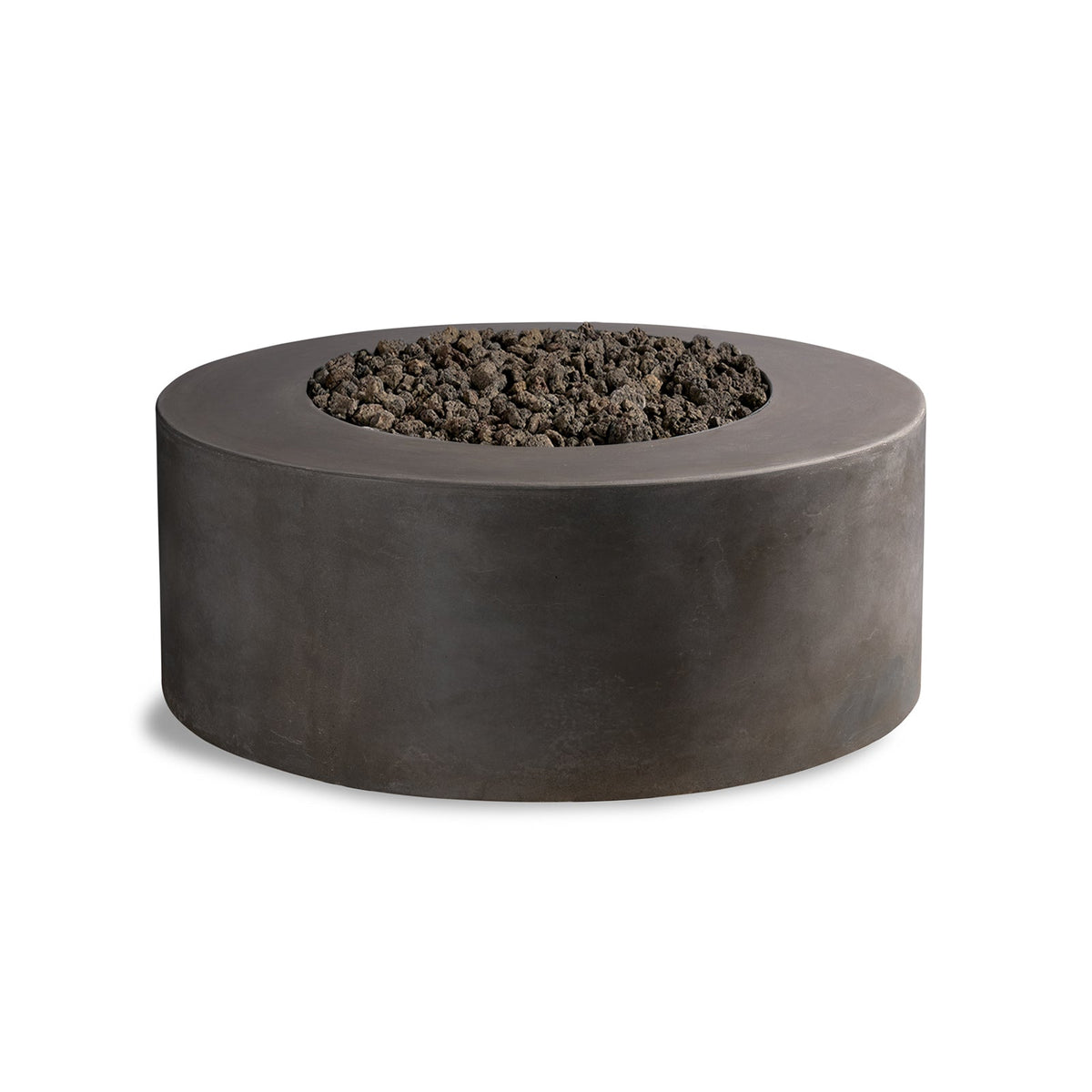 Kylindros - Cylinder Concrete Fire Pit Table - The Vitality Estate