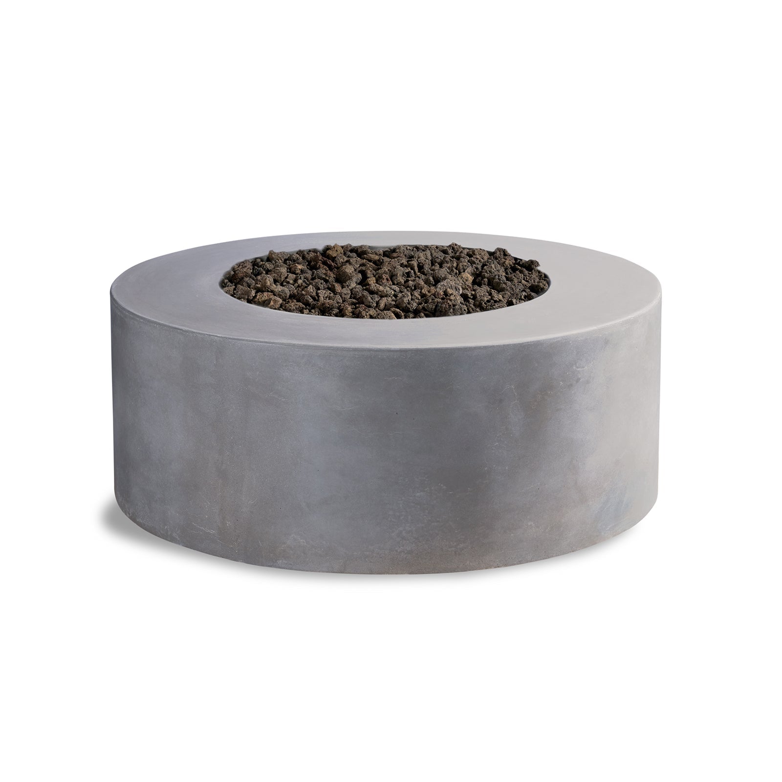 Kylindros - Cylinder Concrete Fire Pit Table - The Vitality Estate