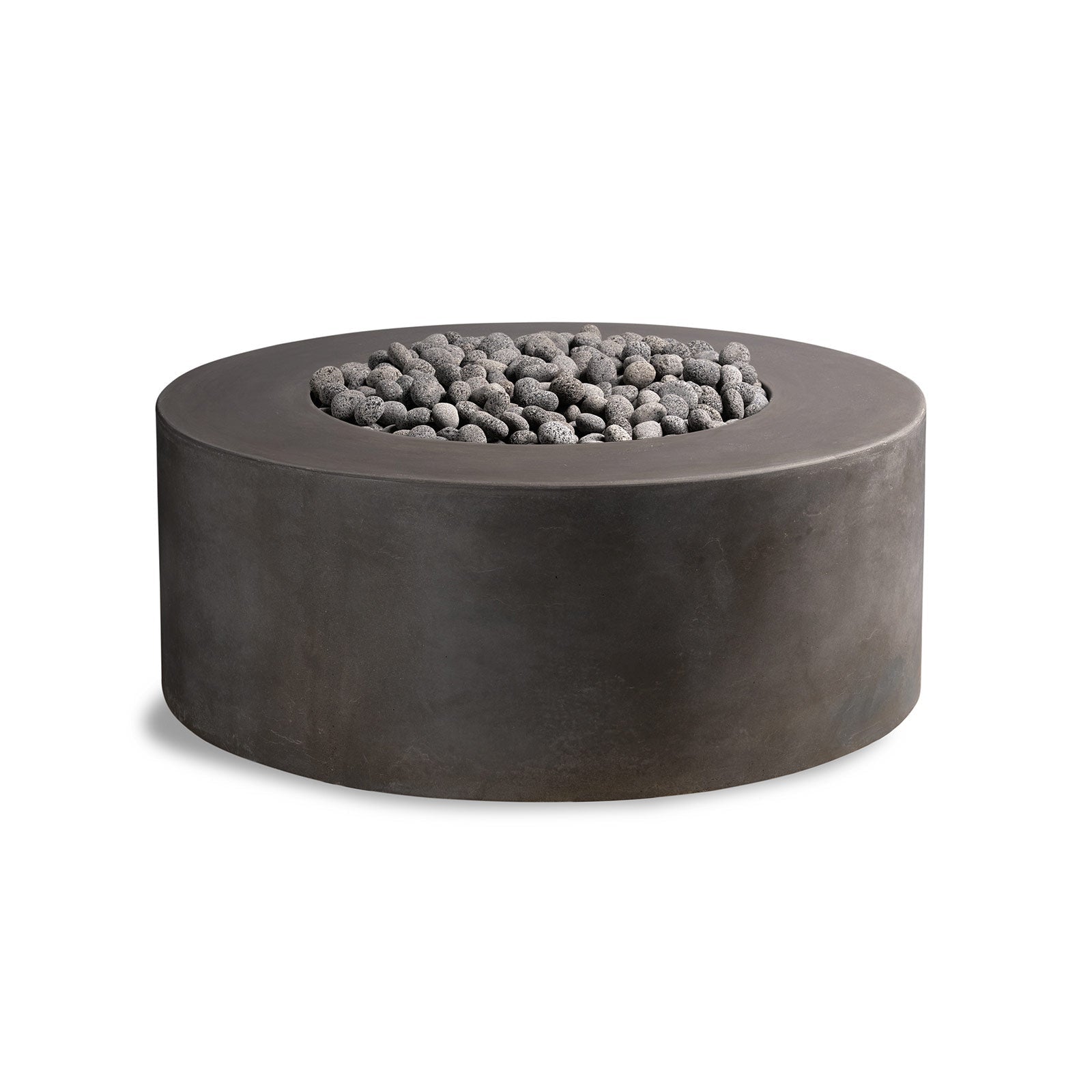 Kylindros - Cylinder Concrete Fire Pit Table - The Vitality Estate