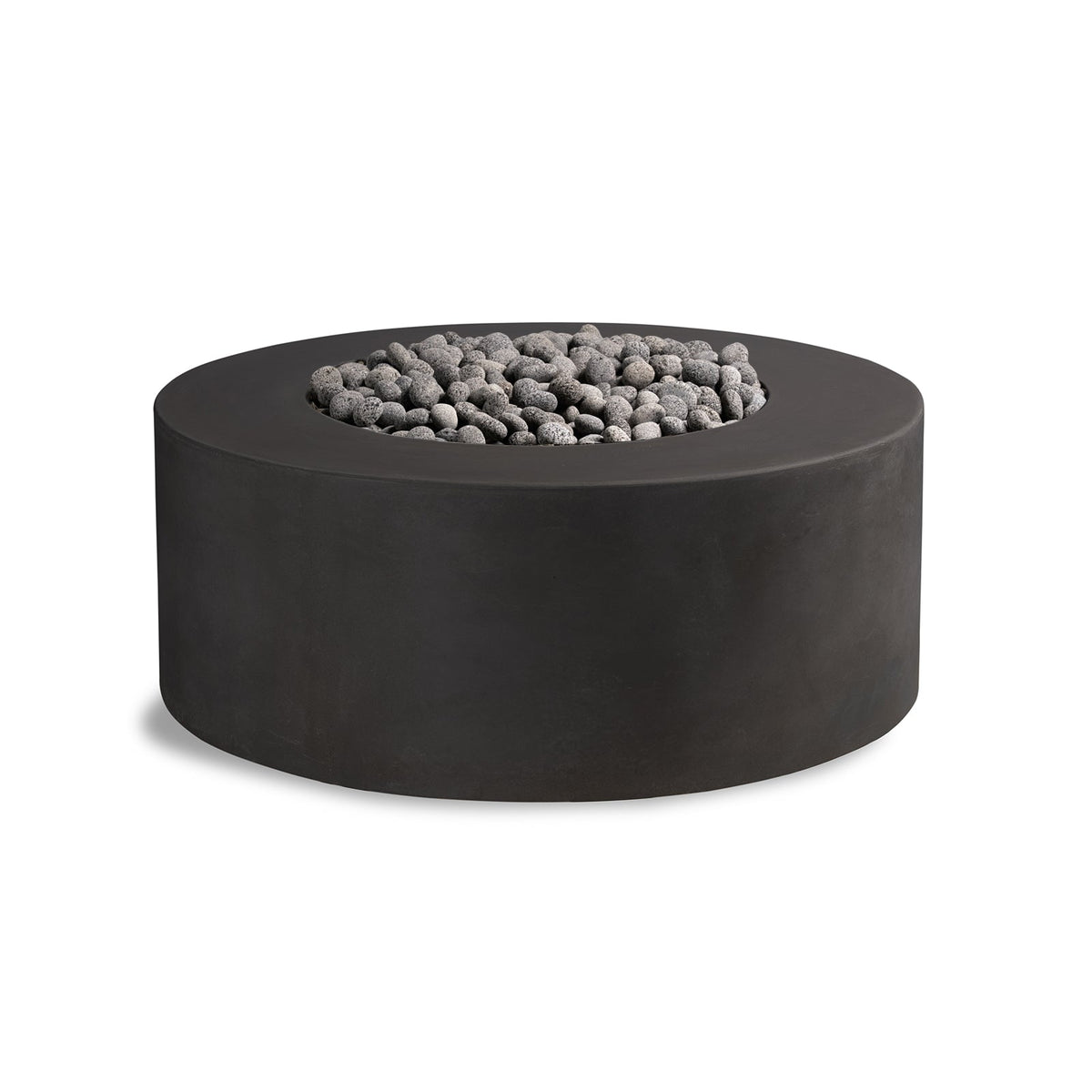 Kylindros - Cylinder Concrete Fire Pit Table - The Vitality Estate