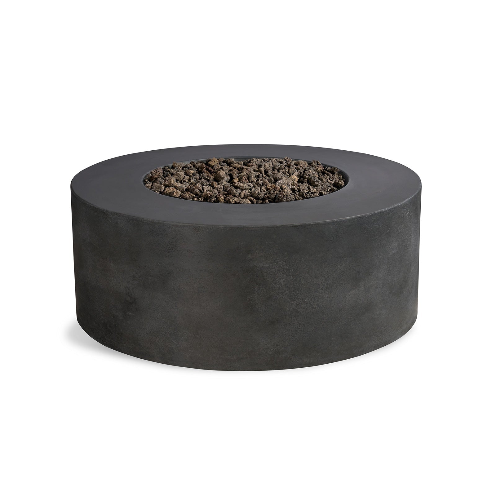 Kylindros - Cylinder Concrete Fire Pit Table - The Vitality Estate