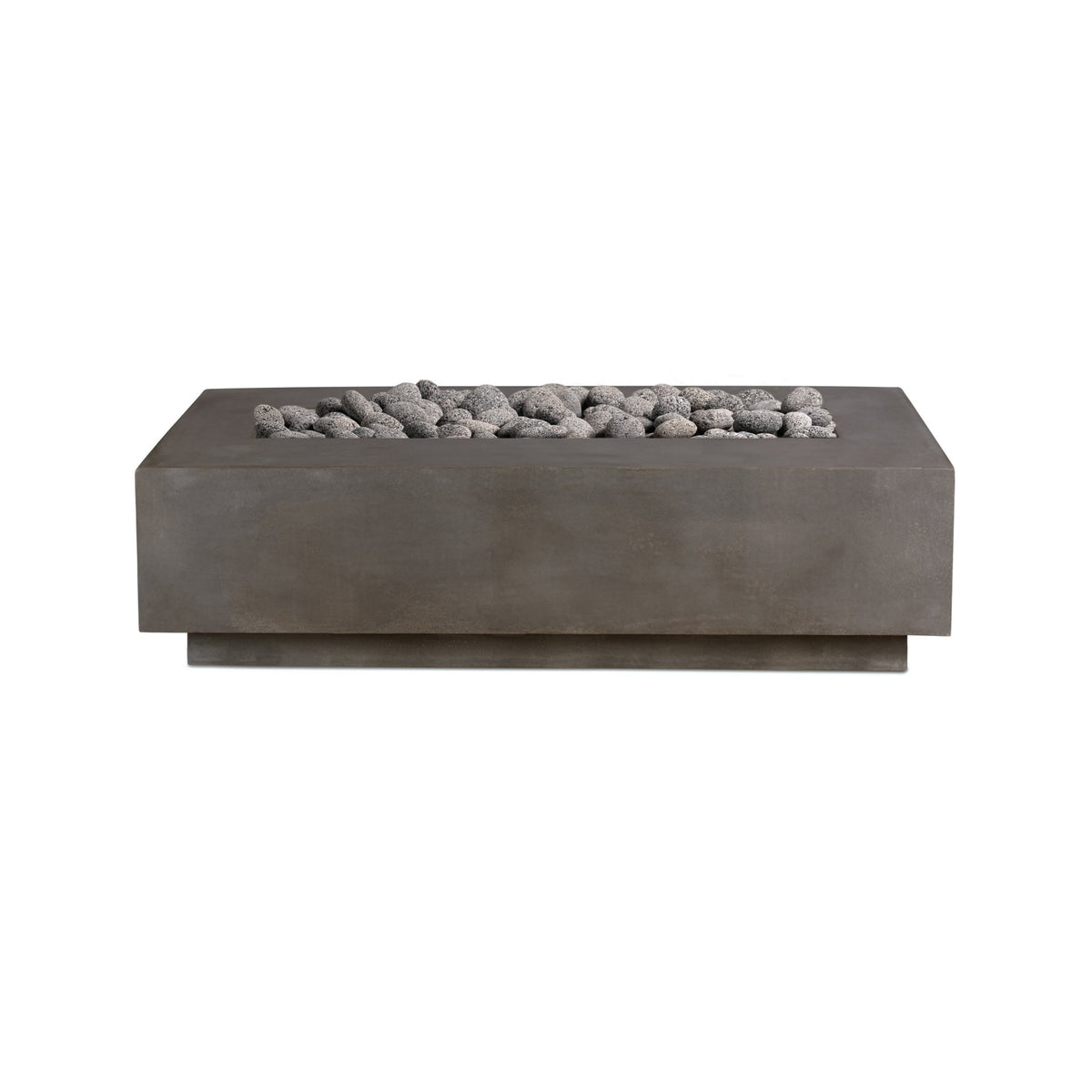 Lineal | Rectangular Concrete Fire Table - The Vitality Estate