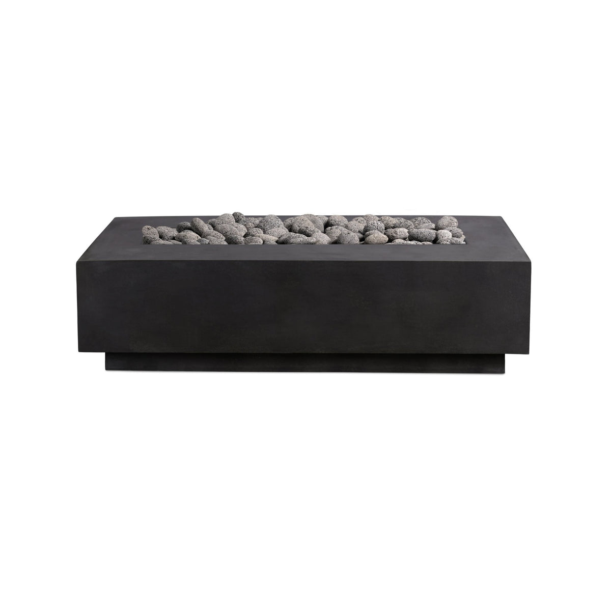 Lineal | Rectangular Concrete Fire Table - The Vitality Estate
