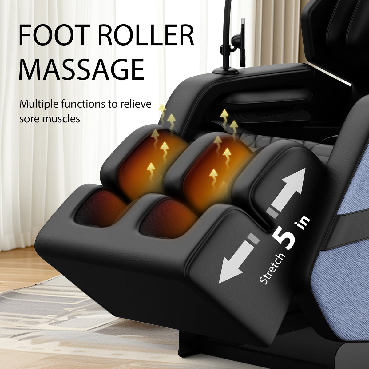 Massage Chair Recliner with Zero Gravity and Full Body Air Pressure - The Vitality Estate