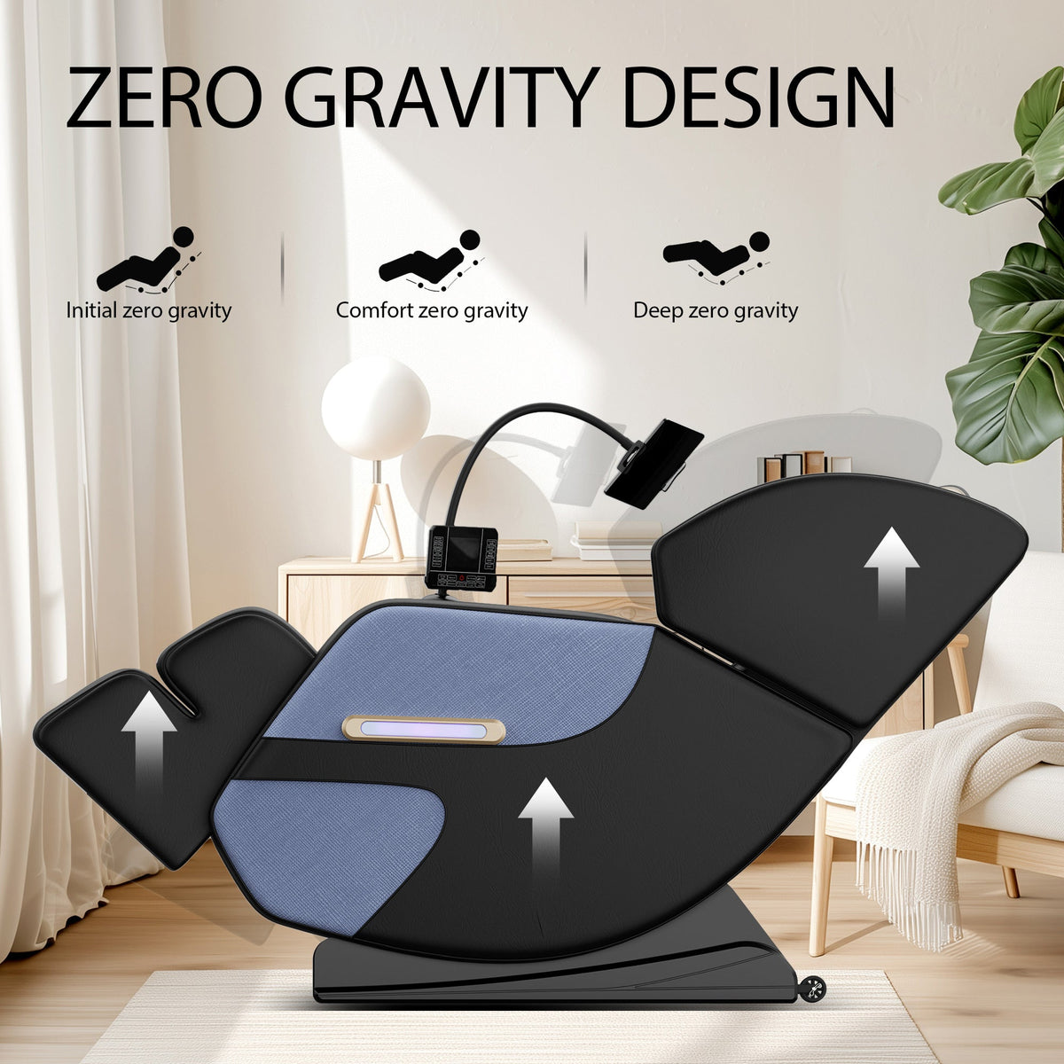 Massage Chair Recliner with Zero Gravity and Full Body Air Pressure - The Vitality Estate