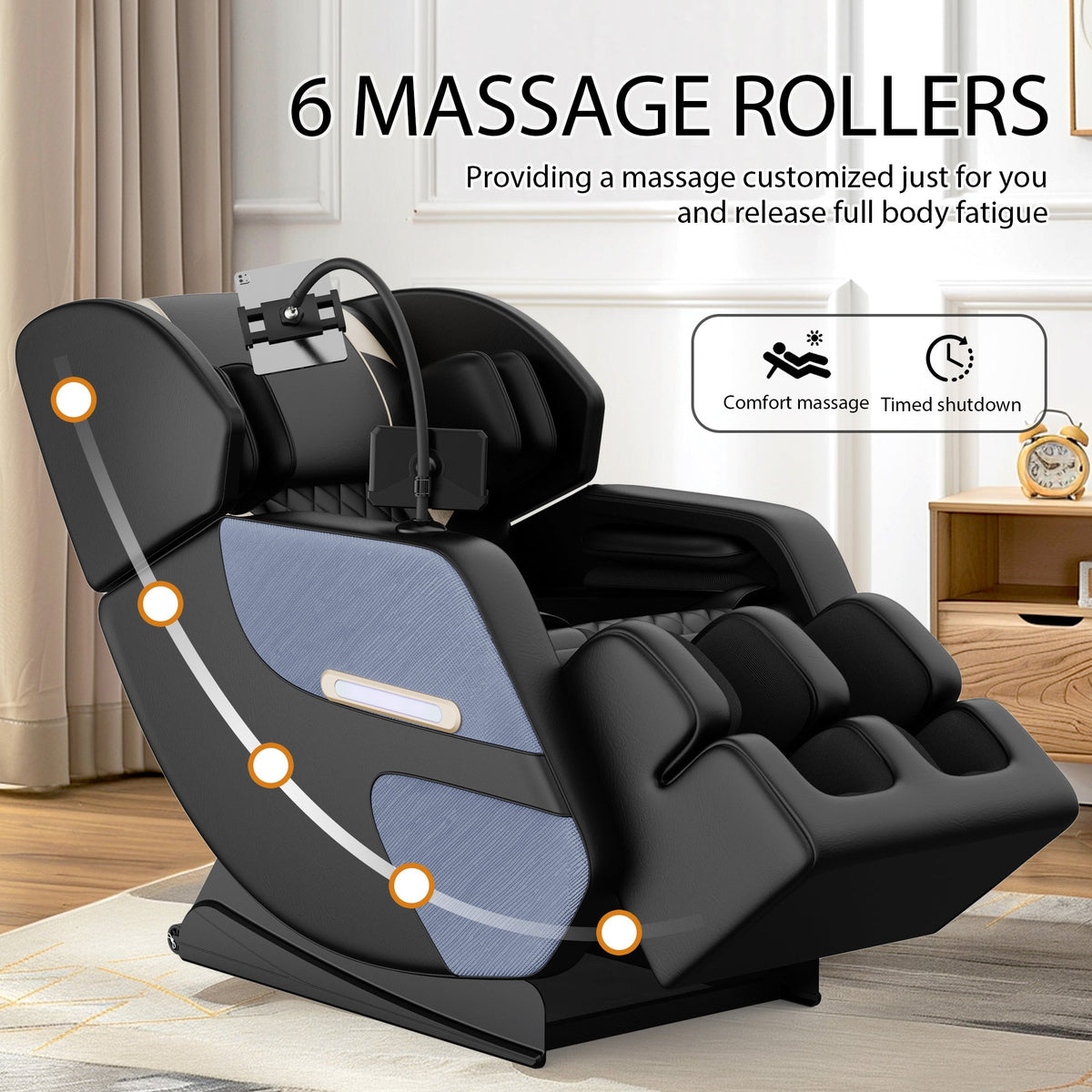 Massage Chair Recliner with Zero Gravity and Full Body Air Pressure - The Vitality Estate