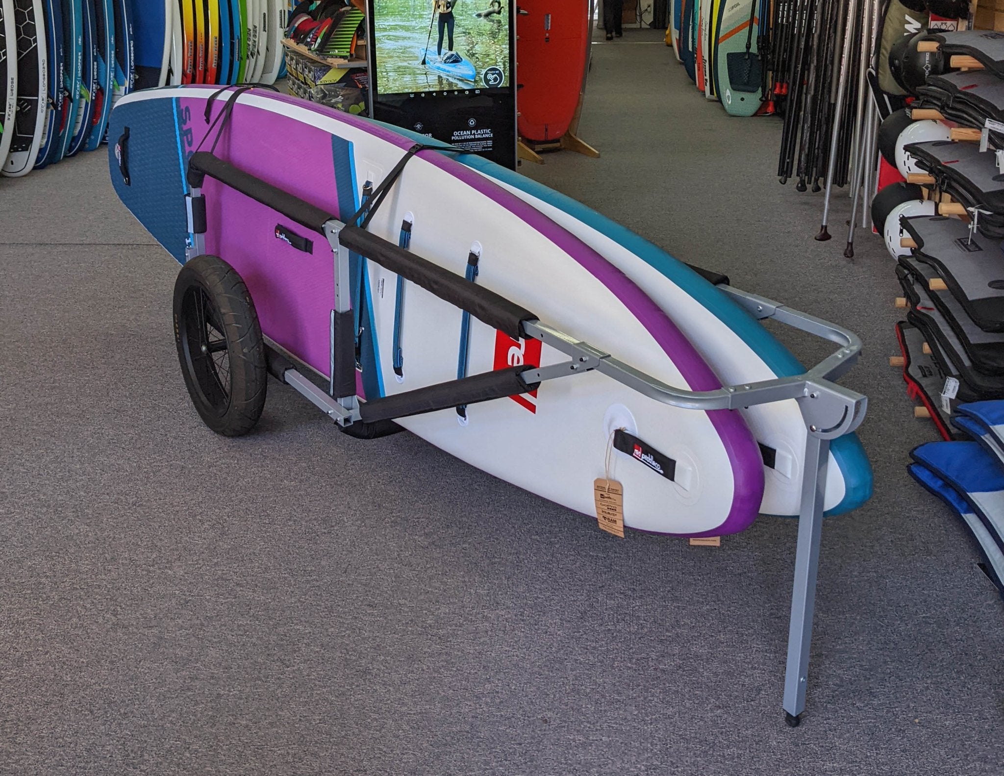 MBB SUP and Kayak Trailer V1 - Steel Frame - The Vitality Estate