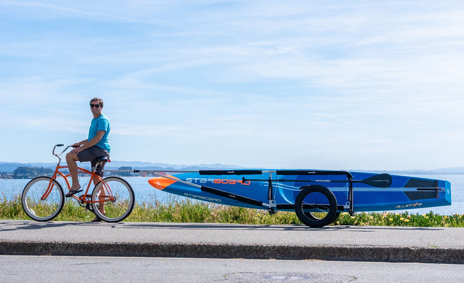MBB SUP and Kayak Trailer V2 - Aluminum Frame - The Vitality Estate