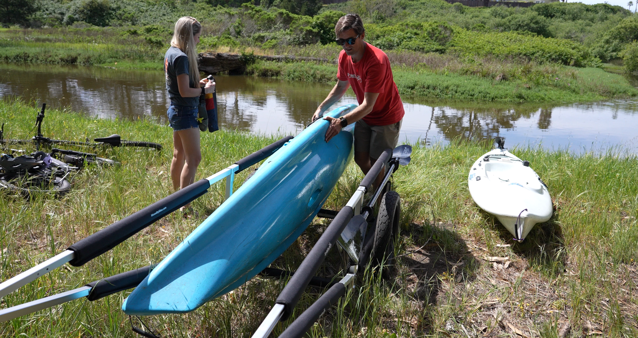 MBB SUP and Kayak Trailer V2 - Aluminum Frame - The Vitality Estate