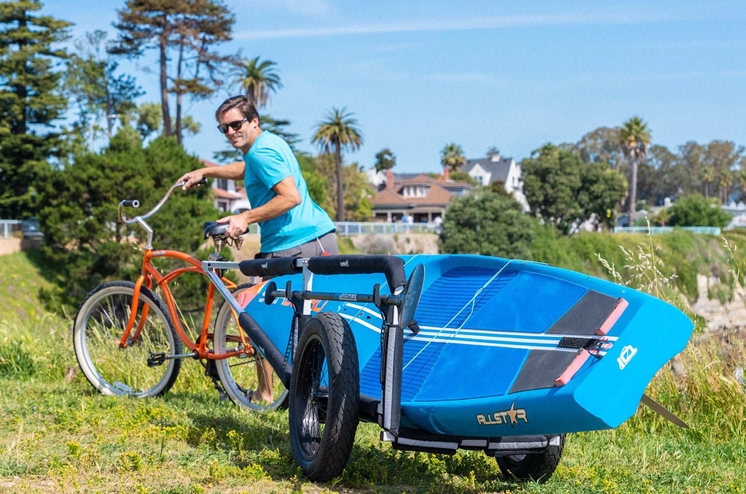 MBB SUP and Kayak Trailer V2 - Aluminum Frame - The Vitality Estate