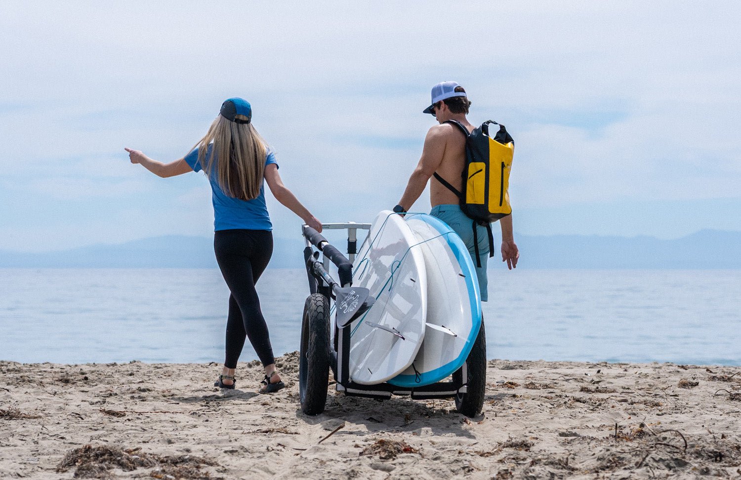 MBB SUP and Kayak Trailer V2 - Aluminum Frame - The Vitality Estate
