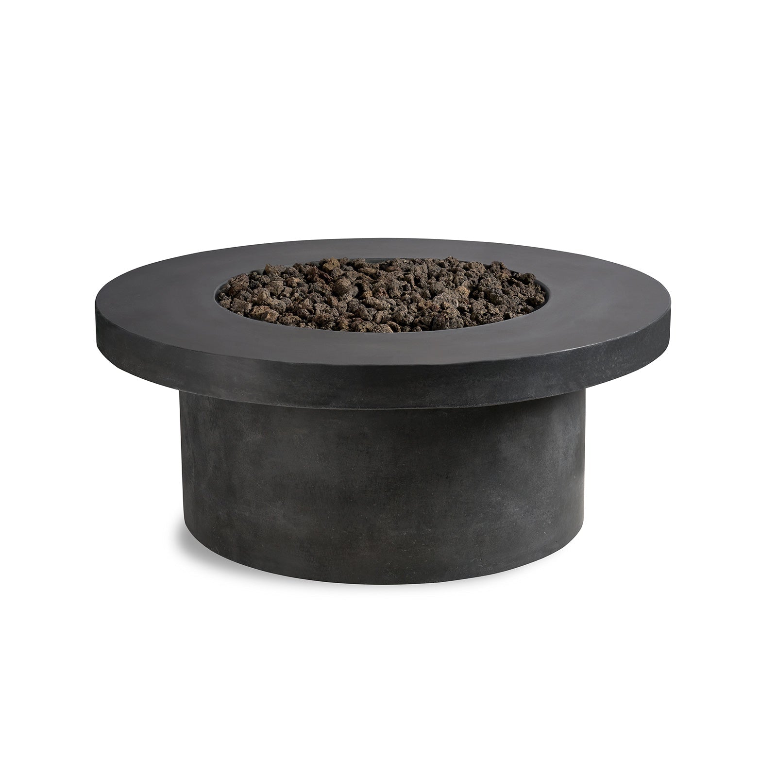 Mirasol - Circular Concrete Fire Pit Table - The Vitality Estate