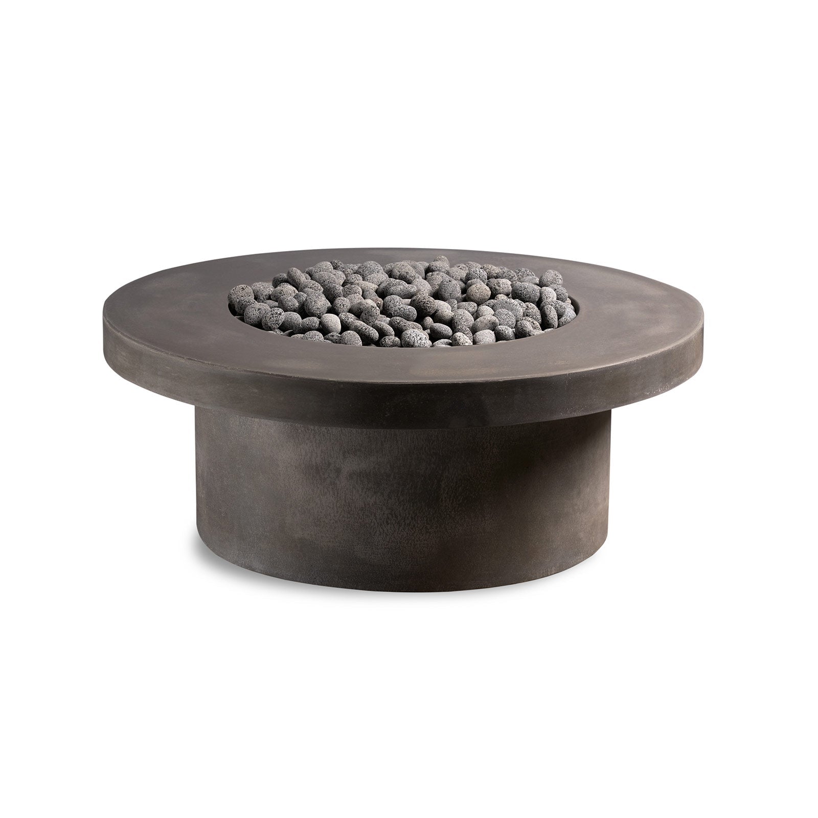 Mirasol - Circular Concrete Fire Pit Table - The Vitality Estate