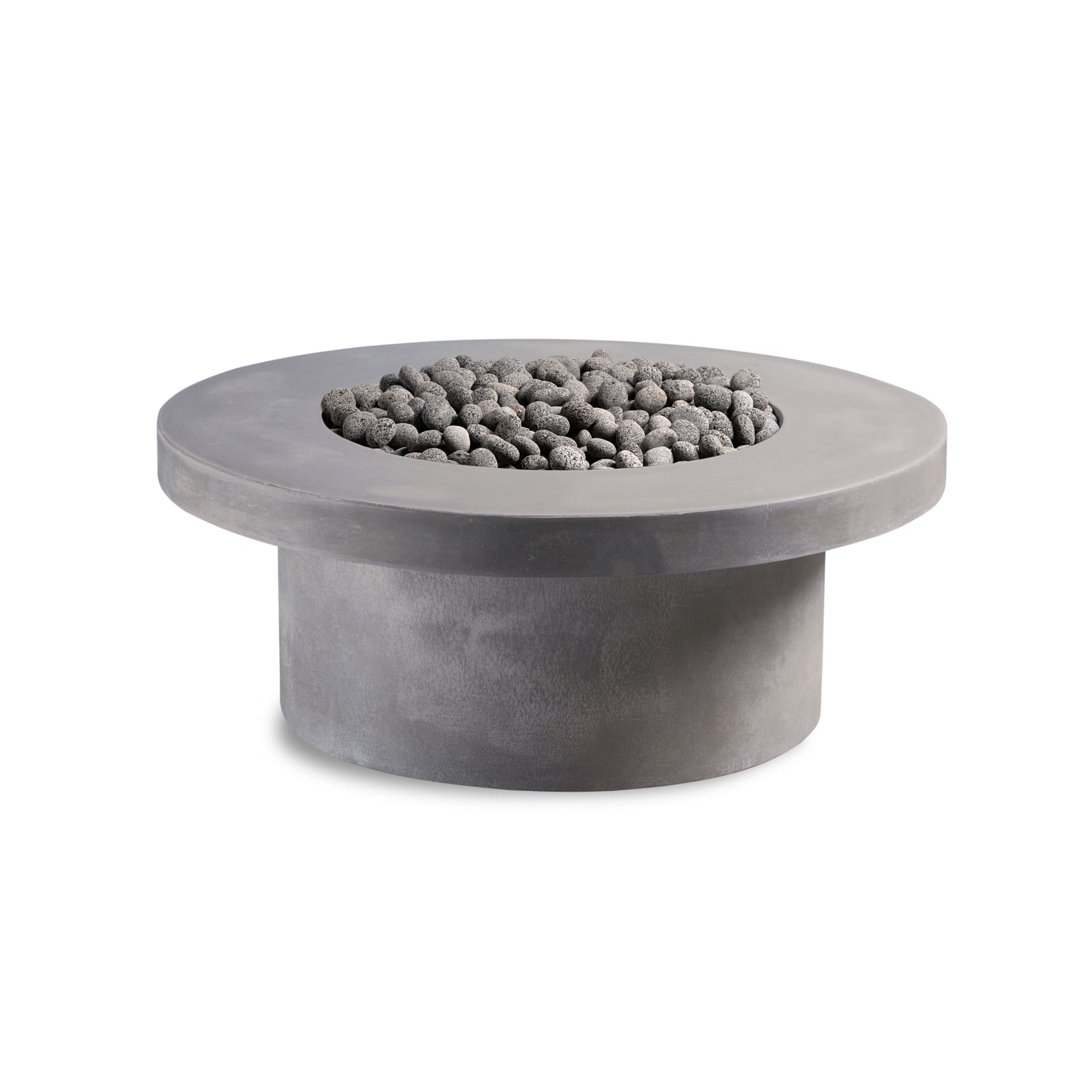 Mirasol - Circular Concrete Fire Pit Table - The Vitality Estate