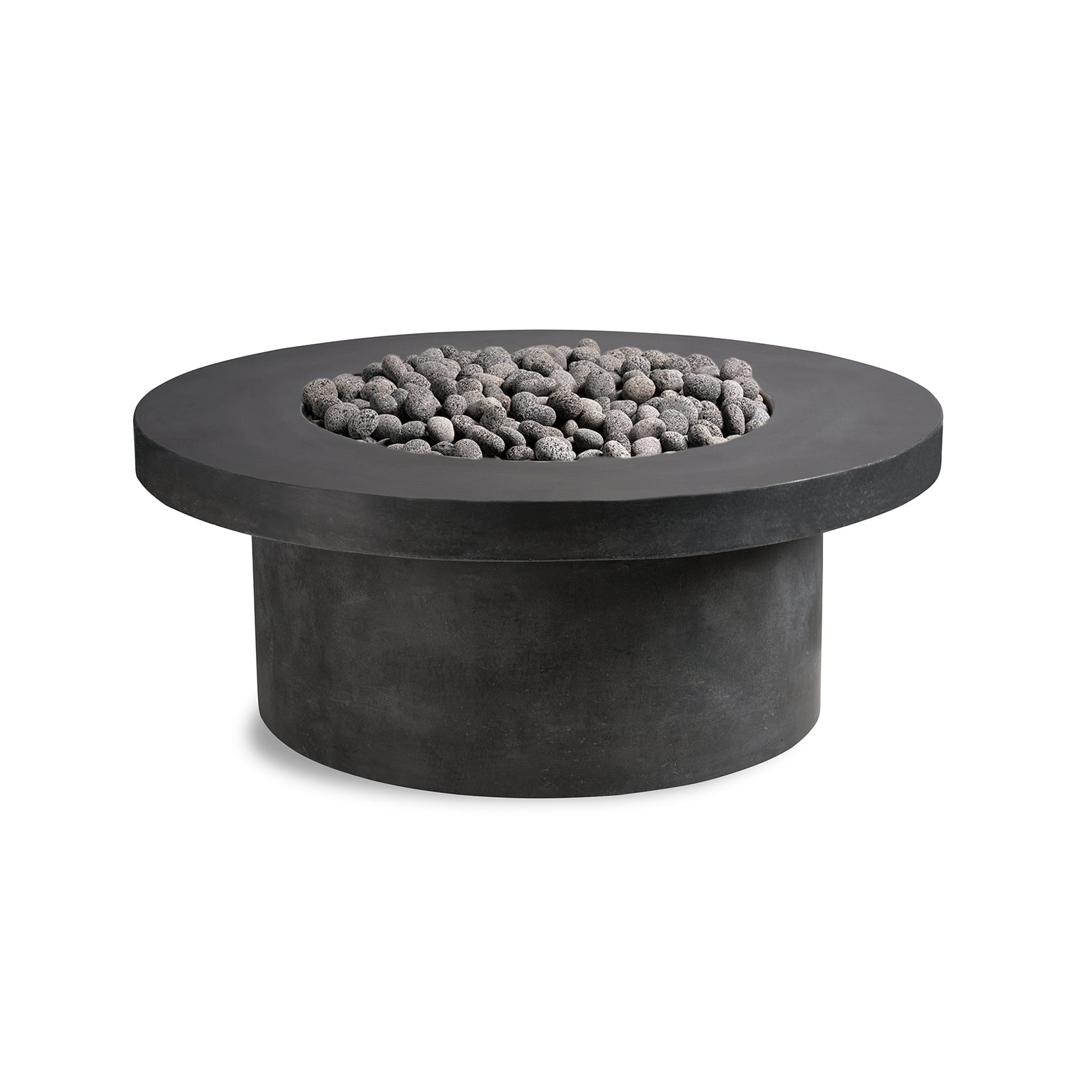 Mirasol - Circular Concrete Fire Pit Table - The Vitality Estate