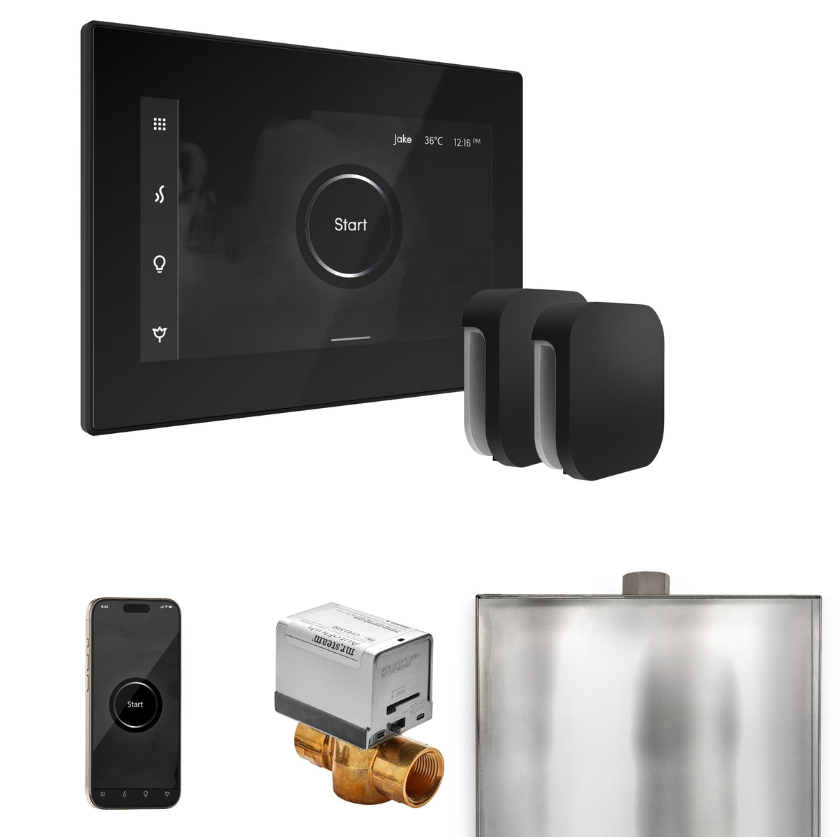 Mr. Steam XButler Max Steam Shower Control Package with iSteamX Control and Steamhead - The Vitality Estate