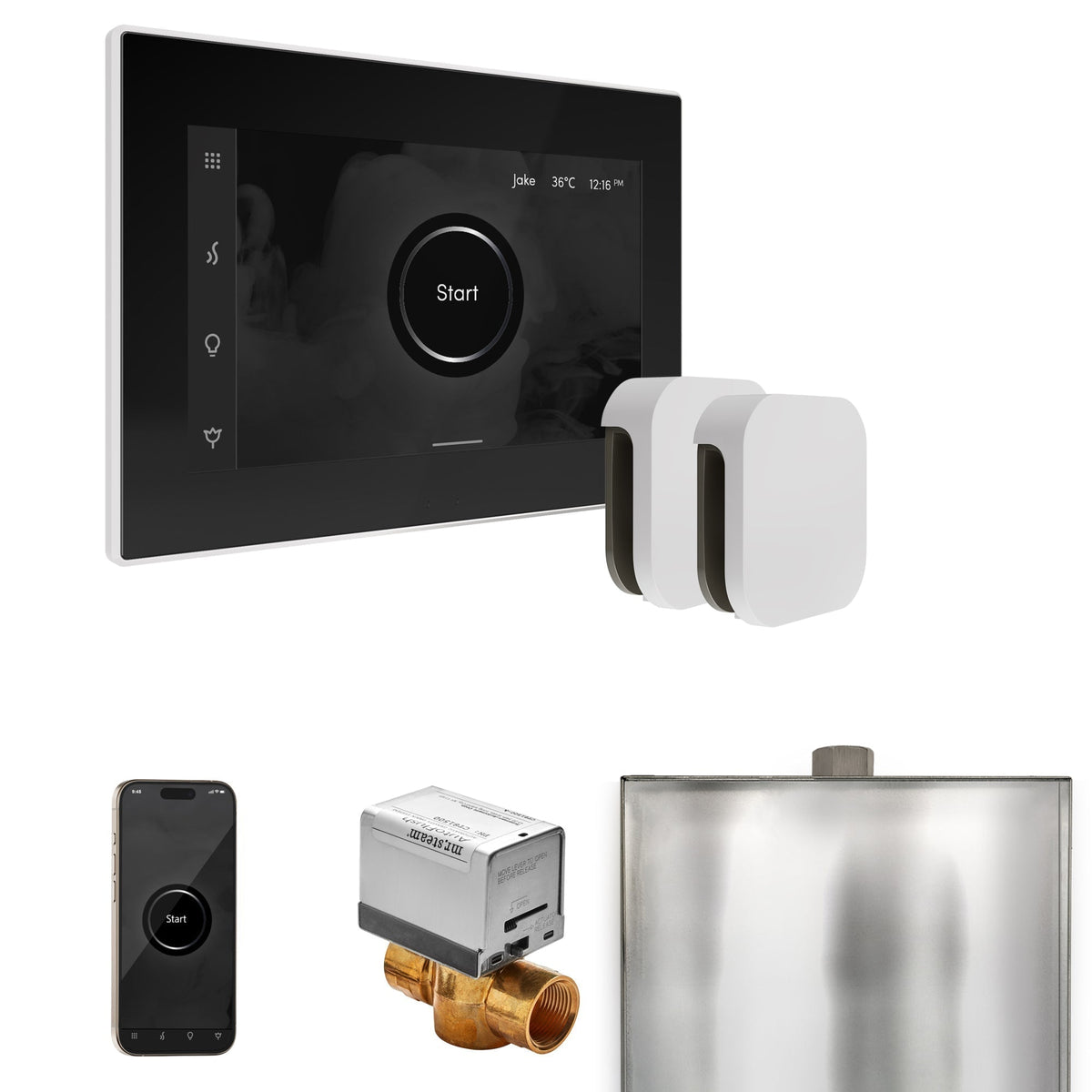Mr. Steam XButler Max Steam Shower Control Package with iSteamX Control and Steamhead - The Vitality Estate