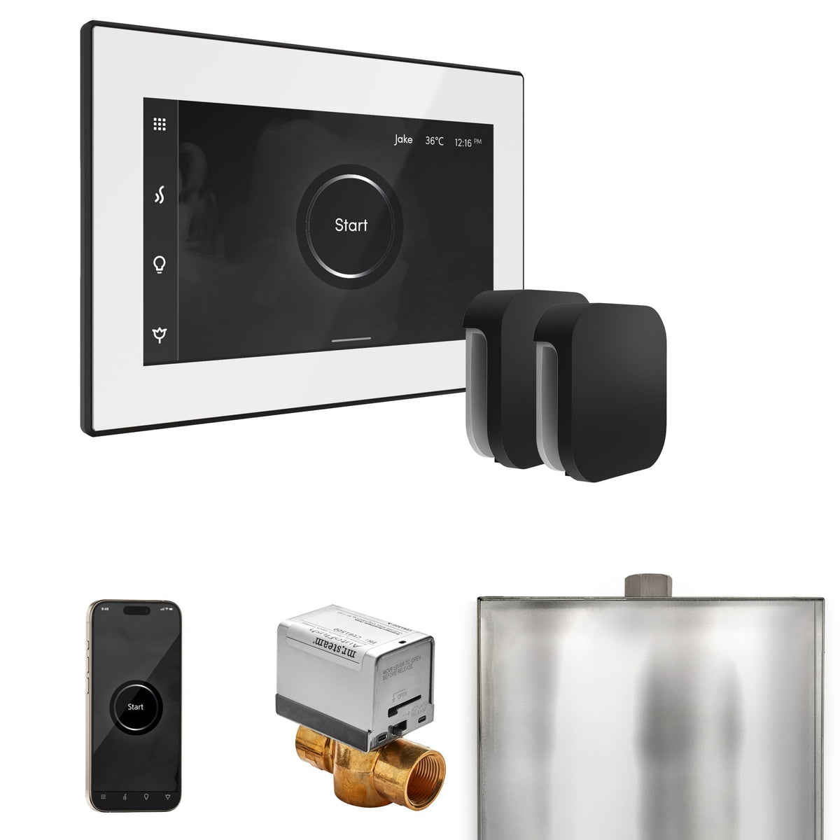 Mr. Steam XButler Max Steam Shower Control Package with iSteamX Control and Steamhead - The Vitality Estate