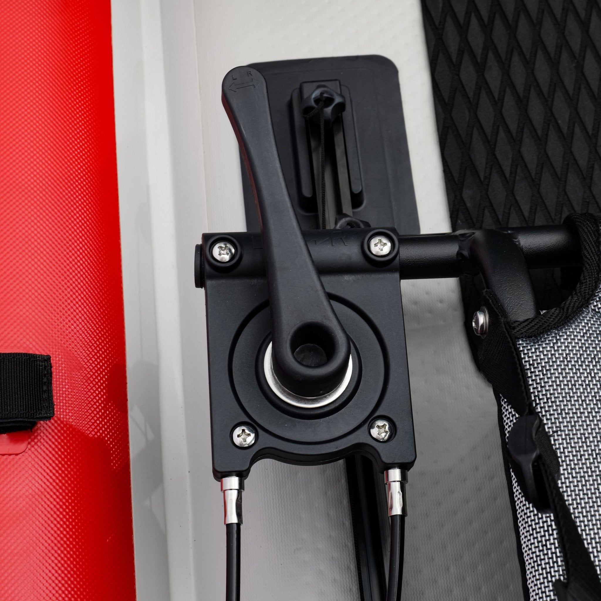 Nautiqua | ARUBA | Deluxe Paddleboard Fishing Pedal Kayak | Red - The Vitality Estate