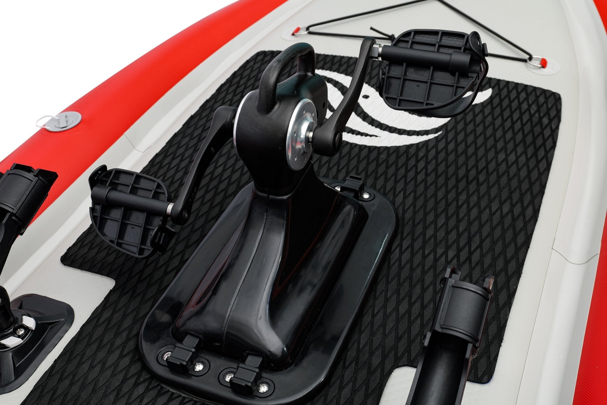 Nautiqua | ARUBA | Deluxe Paddleboard Fishing Pedal Kayak | Red - The Vitality Estate