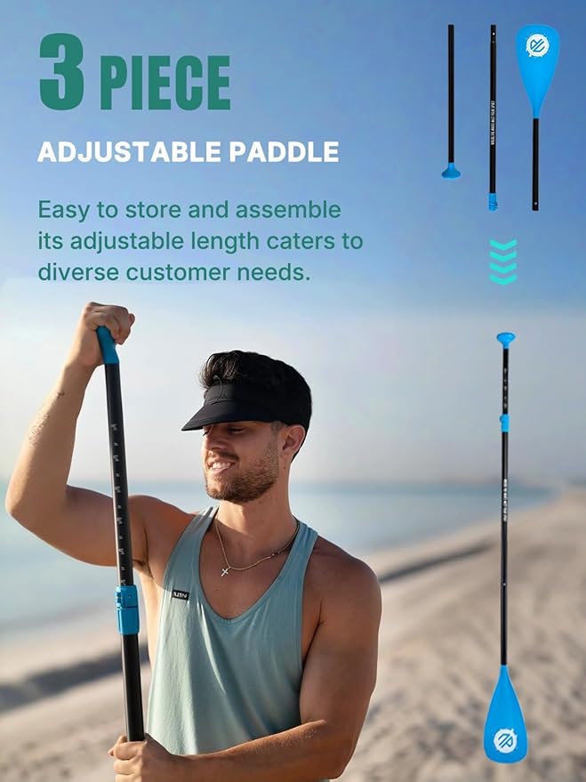 Niphean Inflatable Stand Up Paddle Board with SUP Accessories, Anti-Slip EVA Deck, 10’6’’ Inflatable Paddle Boards for Adults & Youth of All Skill Levels - The Vitality Estate