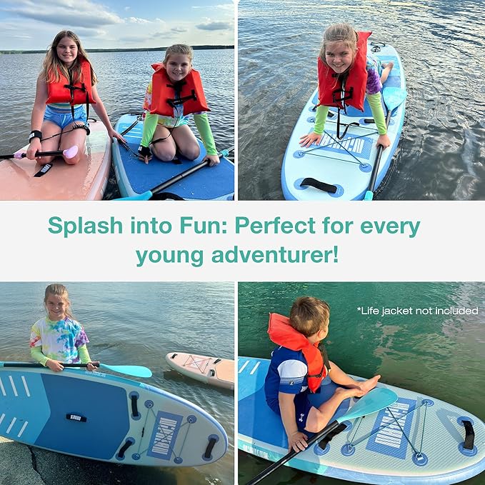 Niphean Inflatable Stand Up Paddle Board with SUP Accessories, Anti-Slip EVA Deck, 10’6’’ Inflatable Paddle Boards for Adults & Youth of All Skill Levels - The Vitality Estate
