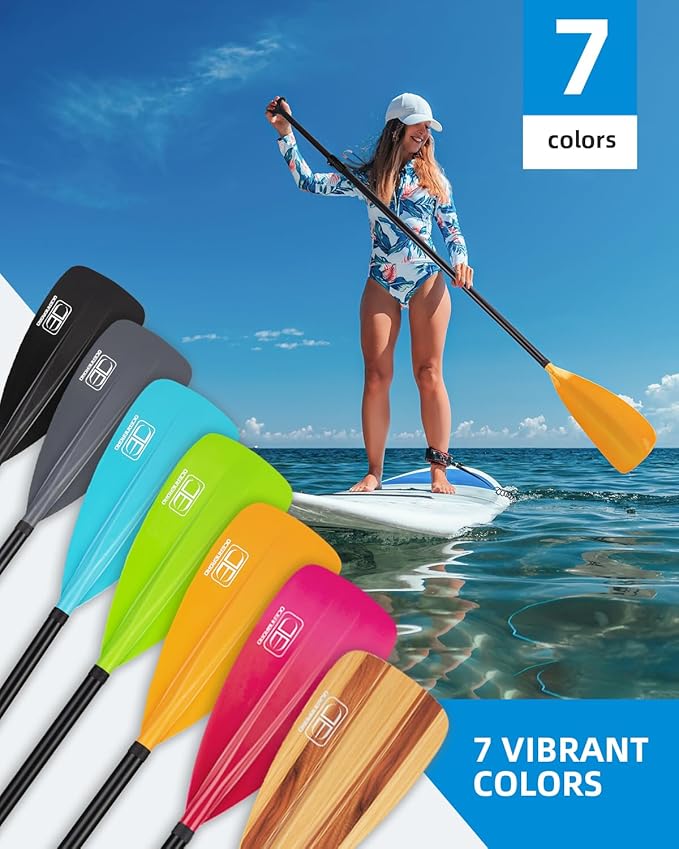 OCEANBROAD SUP Paddle - Adjustable Stand-Up Paddle for Paddleboard Kayak, Adjustable Aluminum Alloy Shaft with Reinforced Nylon Blades - The Vitality Estate