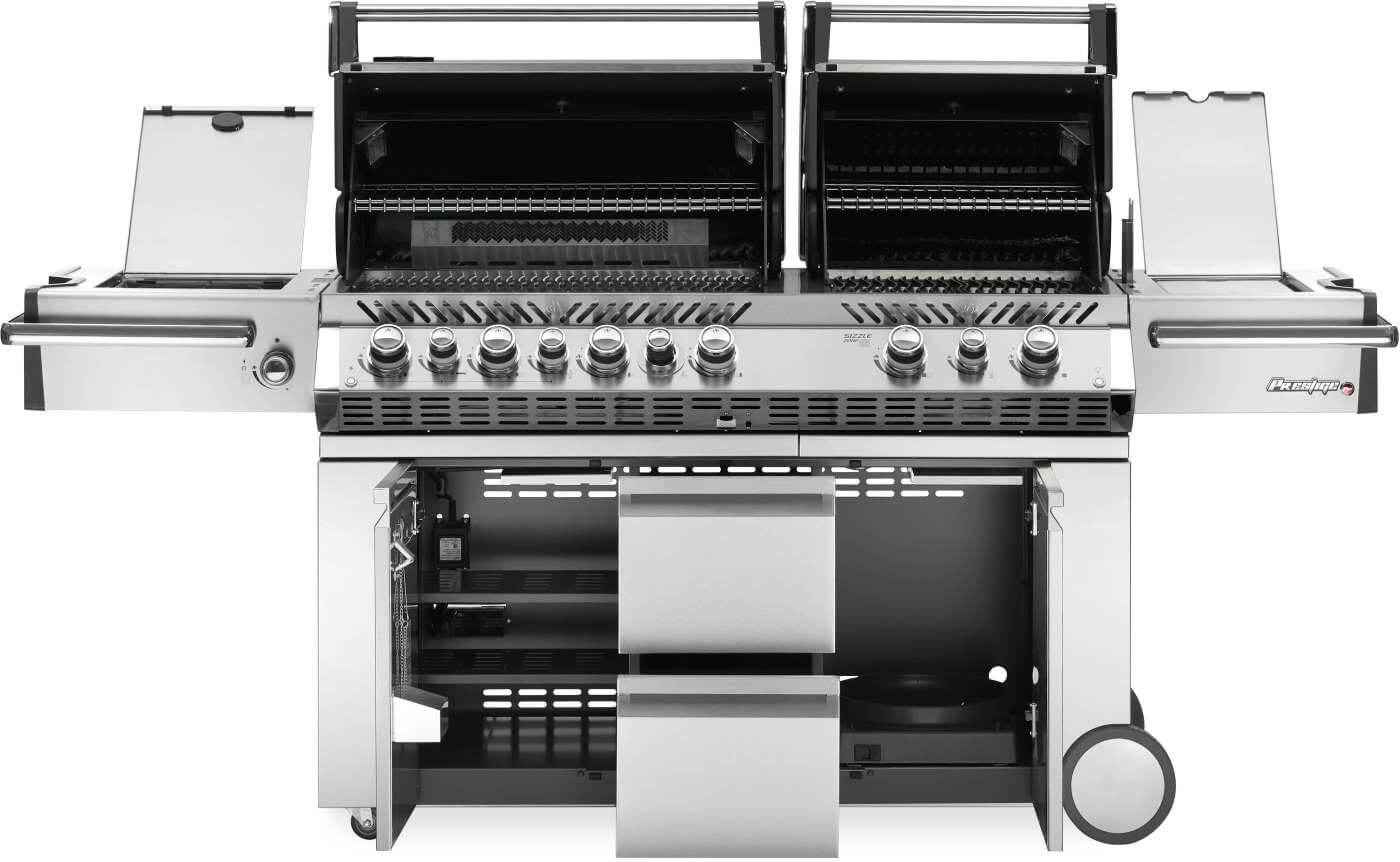 Patio Elegance Gas Grill Prestige PRO 825 RSBI with Power Side Burner and Infrared Features - The Vitality Estate