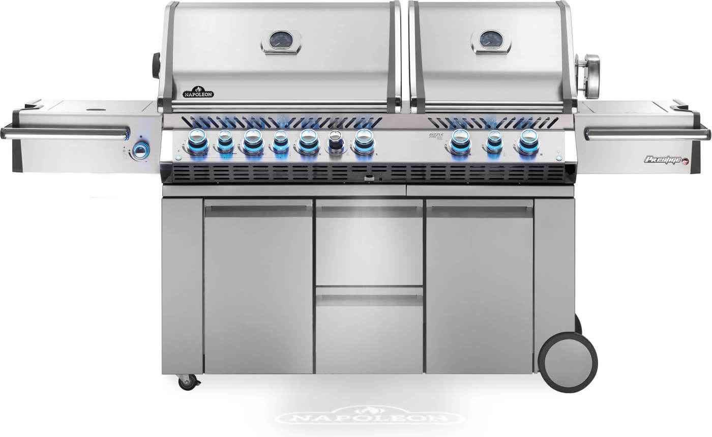 Patio Elegance Gas Grill Prestige PRO 825 RSBI with Power Side Burner and Infrared Features - The Vitality Estate