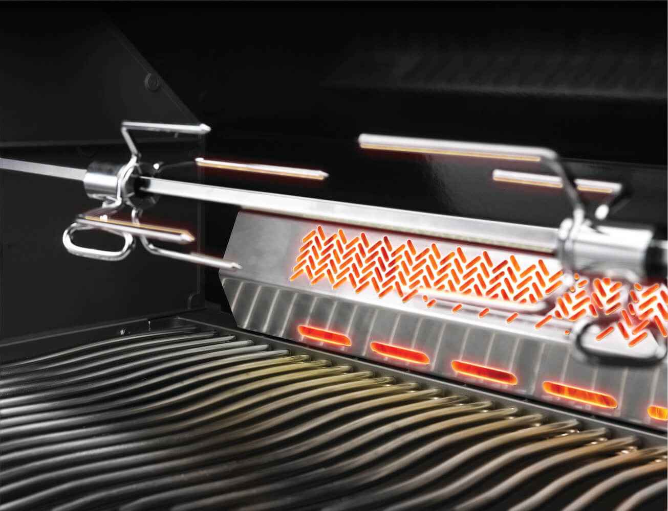 Patio Elegance Gas Grill with Infrared Rear Burner - Prestige PRO™ 665 - The Vitality Estate