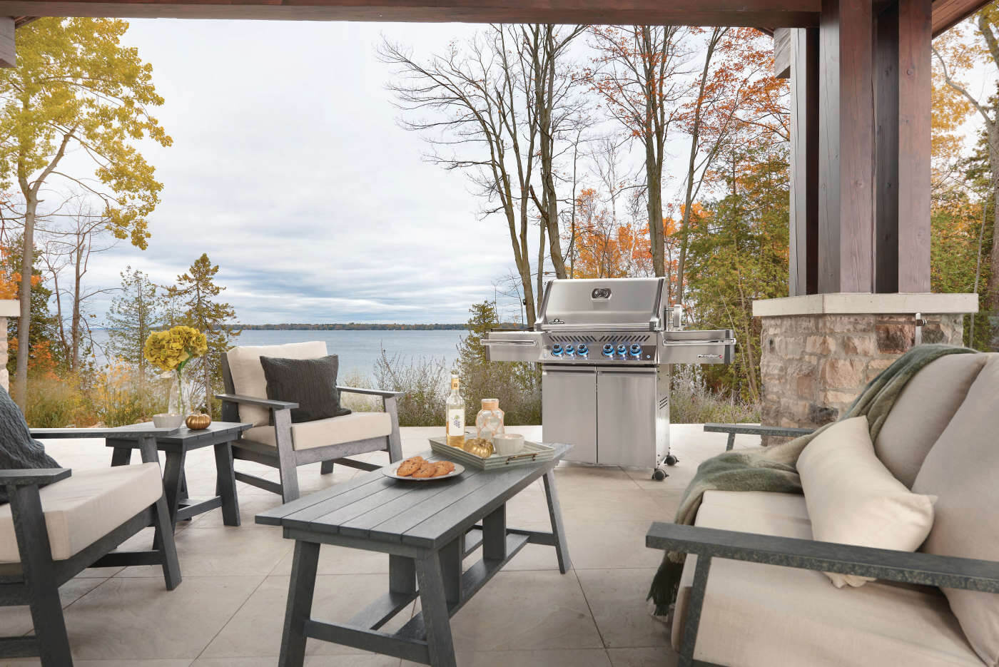 Patio Elegance Grill Prestige PRO 500 RSIB Gas Grill with Infrared Side and Rear Burners - The Vitality Estate