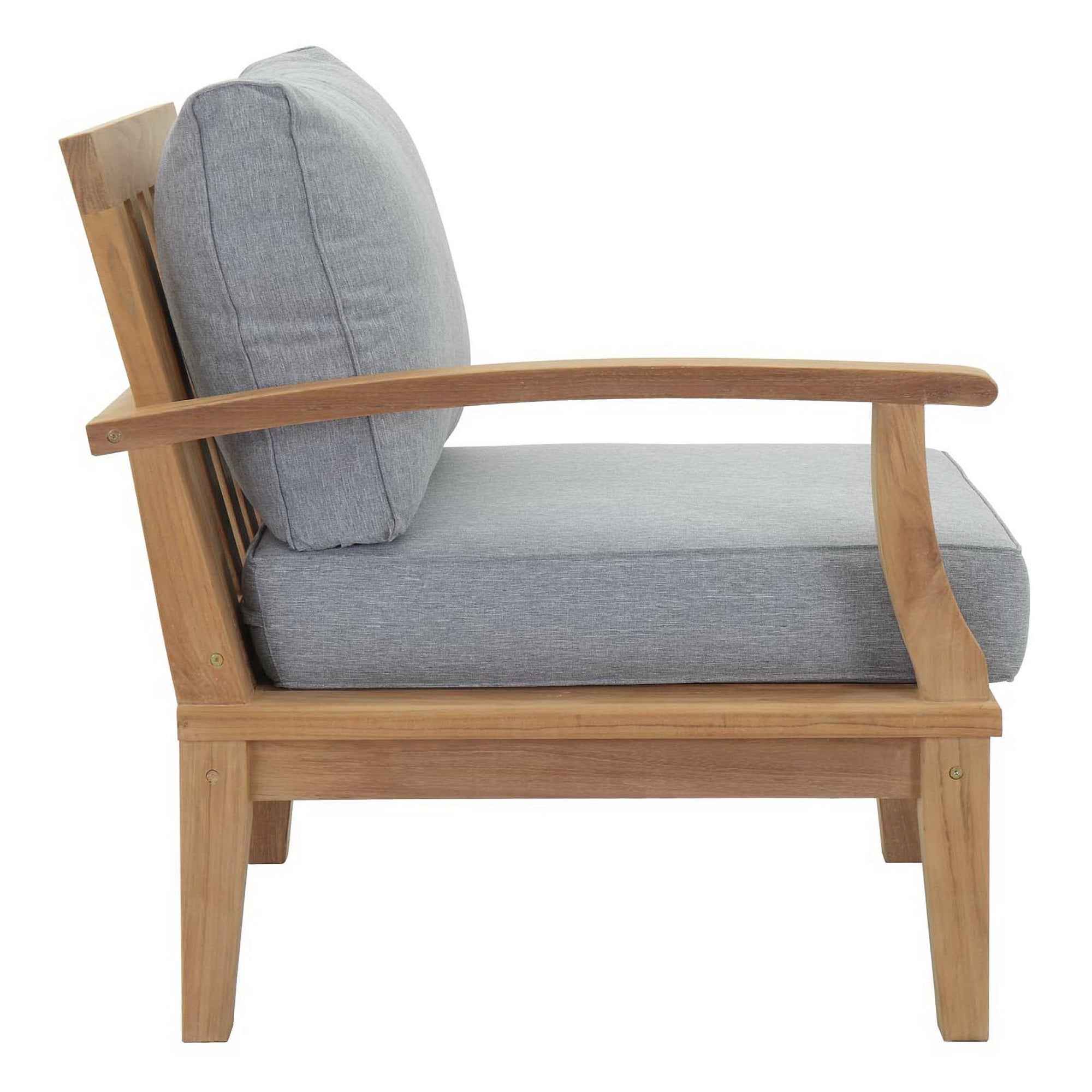 Patio Elegance Outdoor Lounge Set - Marina 9-Piece Teak Collection by Modway - The Vitality Estate