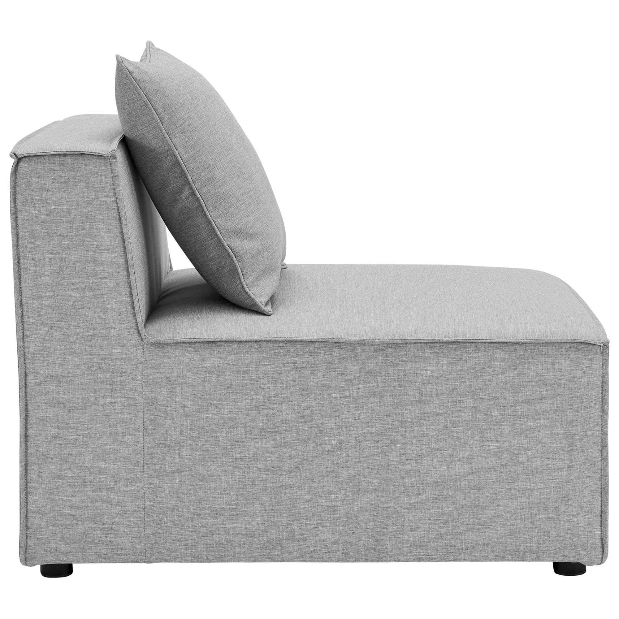 Patio Elegance Sectional Sofa - Saybrook 8-Piece Outdoor Upholstered Sofa by Modway - The Vitality Estate