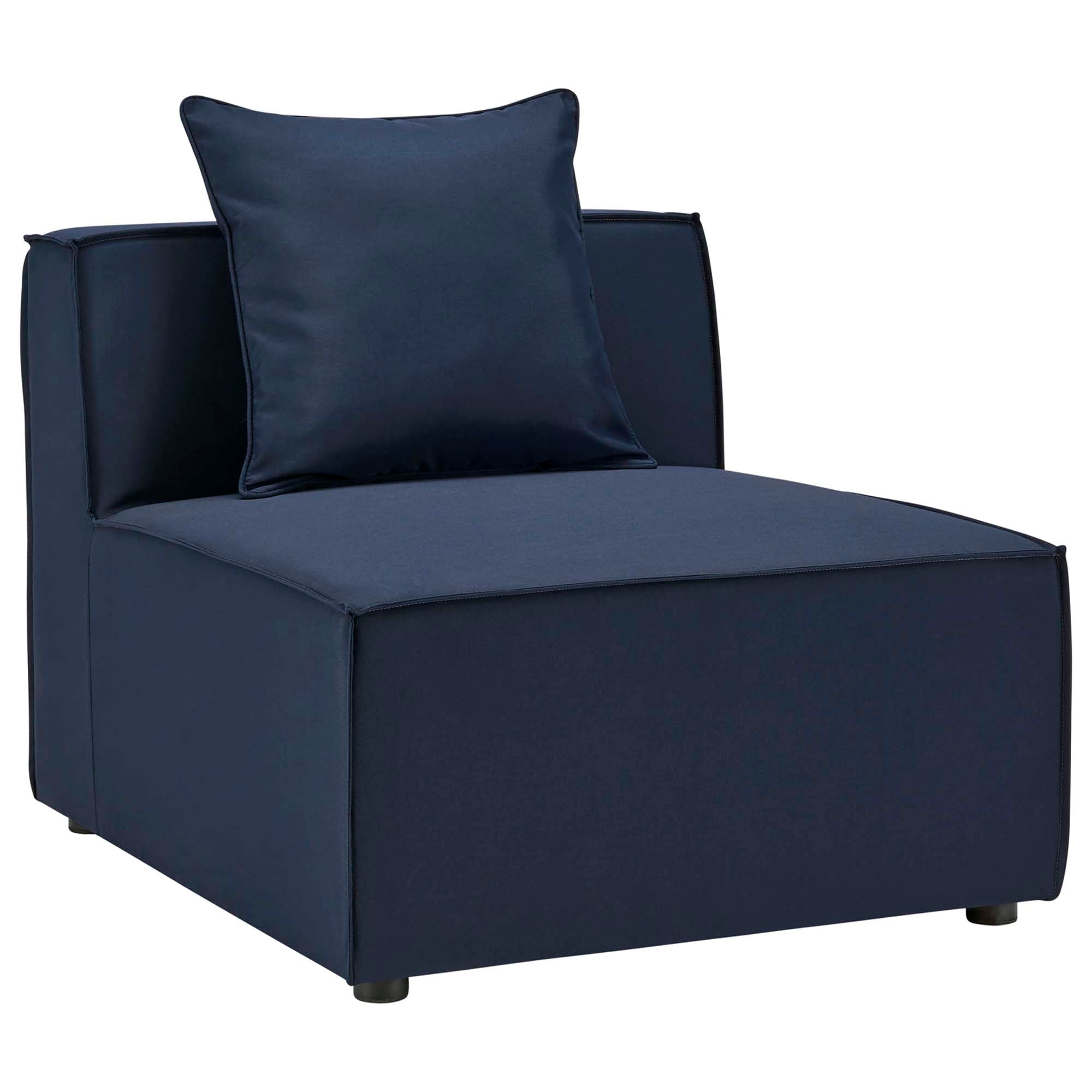 Patio Elegance Sectional Sofa - Saybrook 8-Piece Outdoor Upholstered Sofa by Modway - The Vitality Estate
