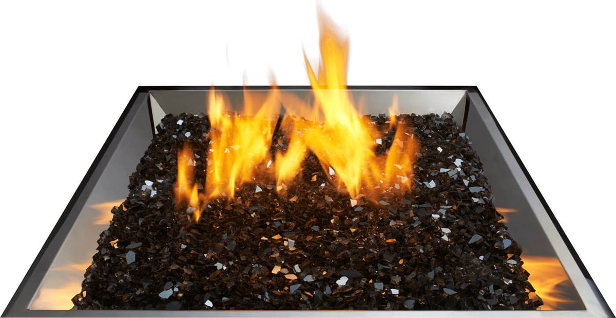 Patio Elegance St. Tropez Fire Table – Square Patioflame Table - The Vitality Estate