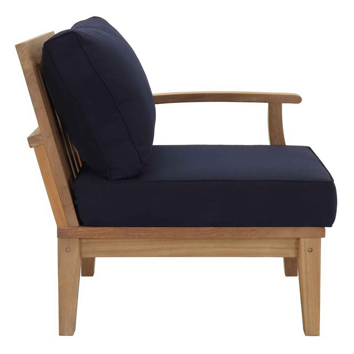 Patio Teak Sectional Set - Patio Elegance Marina 8-Piece Outdoor Teak Sectional Set by Modway - The Vitality Estate