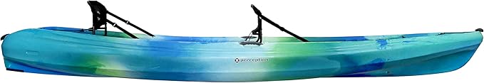 Perception Tribe 13.5 Sit on Top Tandem Kayak for All-Around Fun Large Rear Storage with Tie Downs - The Vitality Estate