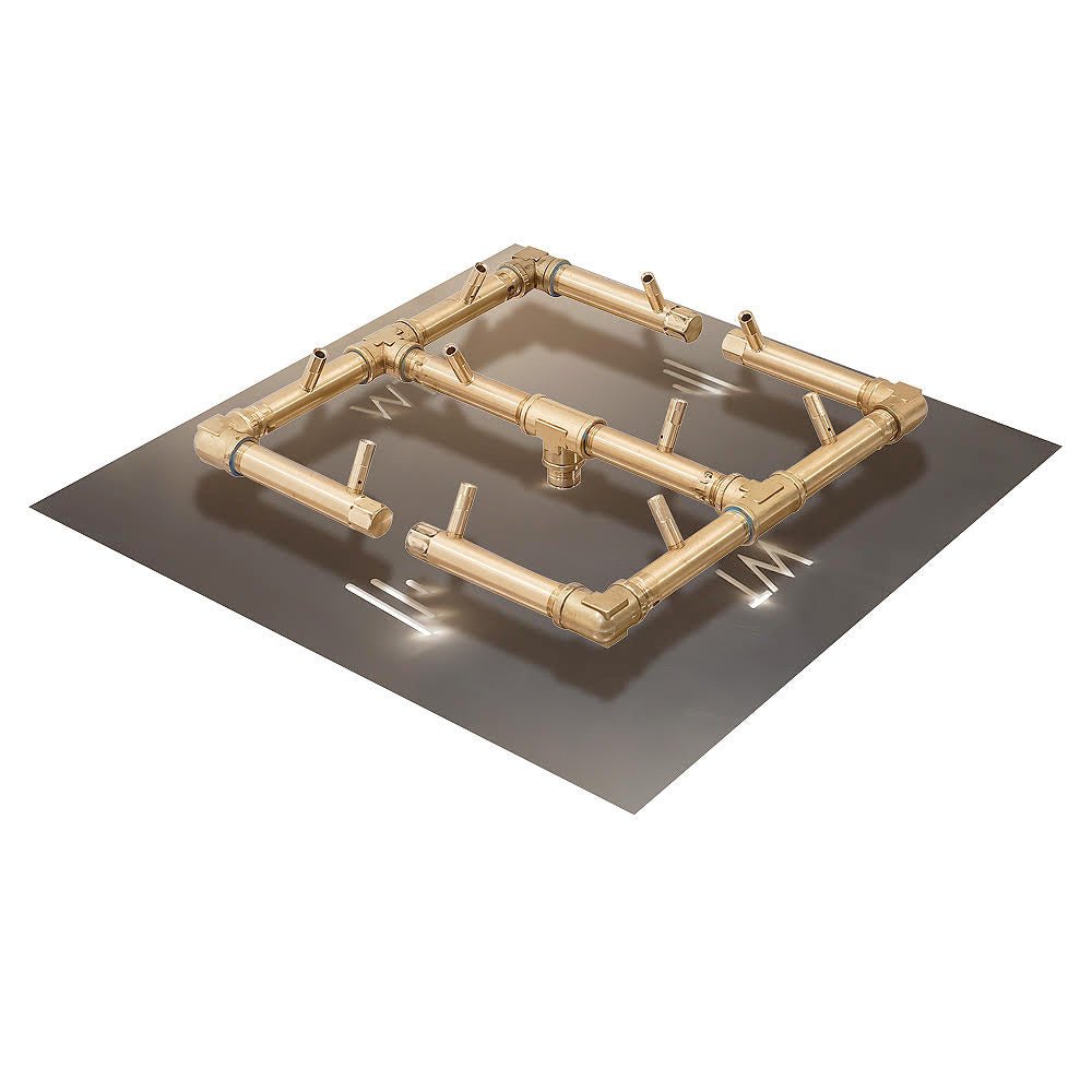 Platz - Square Concrete Fire Pit Table - The Vitality Estate