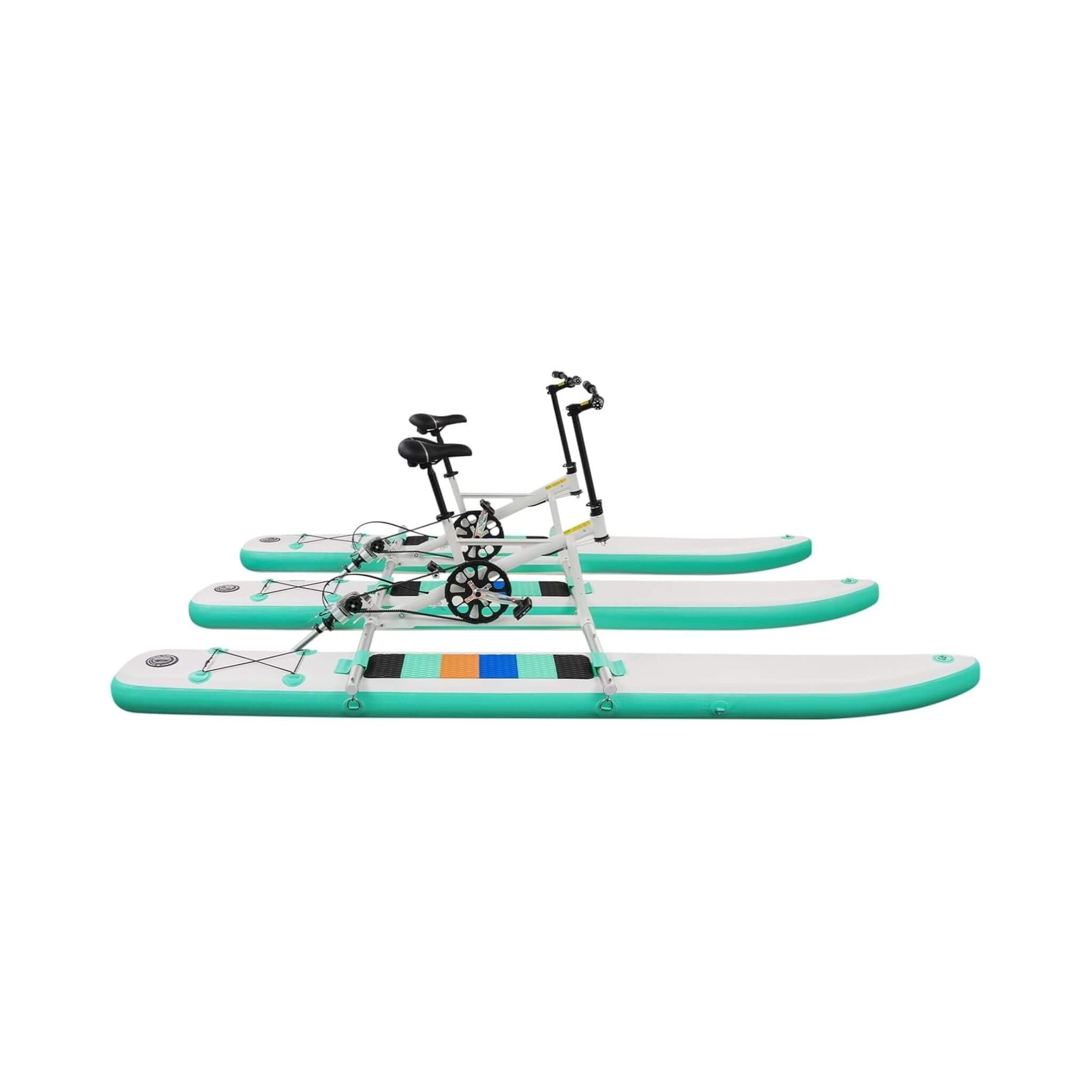 Premium 2-Person Two-Seater Portable Inflatable Pedal Boat Water Bike (SAK95621) - The Vitality Estate