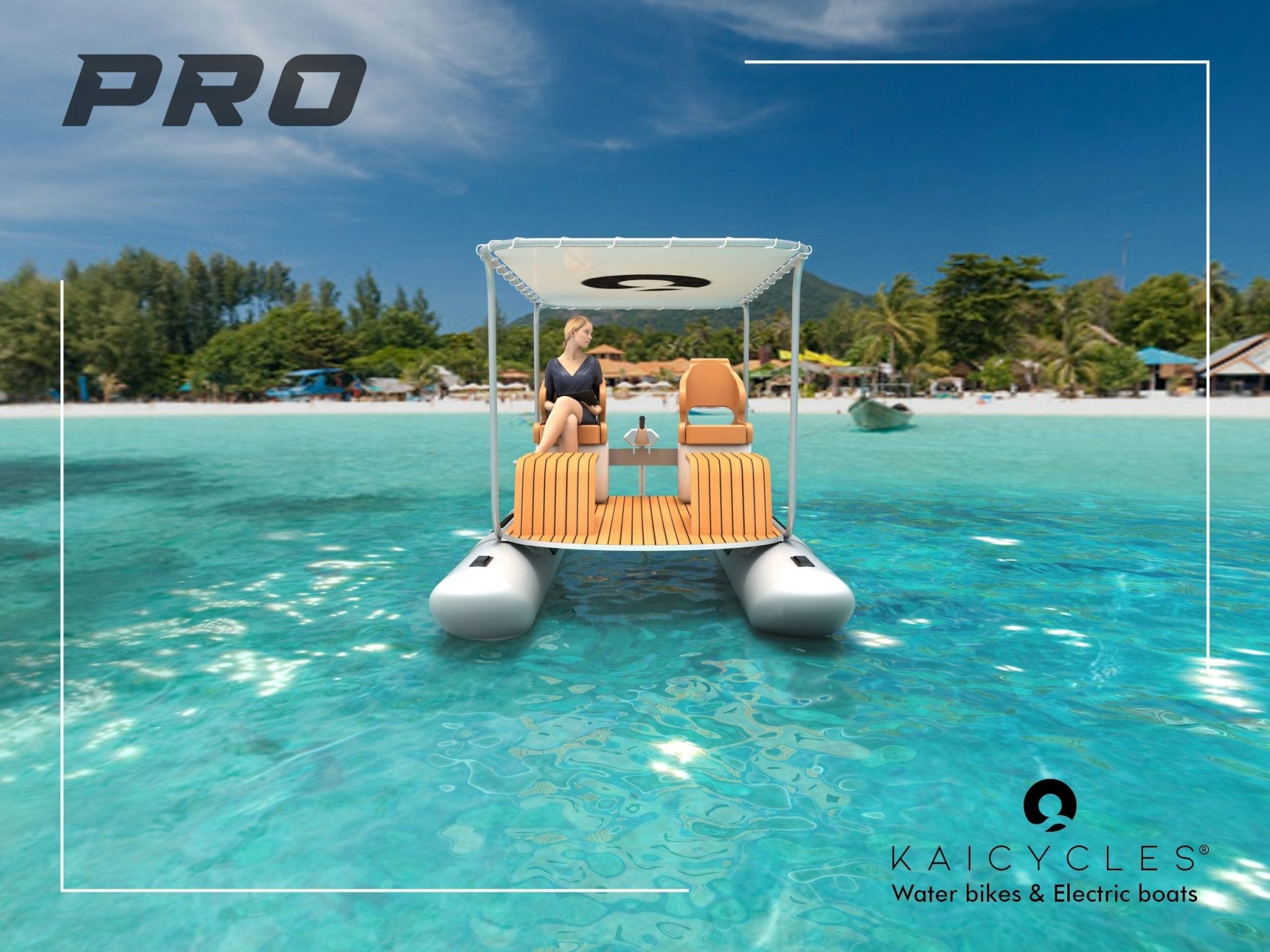 PRO Inflatable e-Boat (Made in EU) - The Vitality Estate